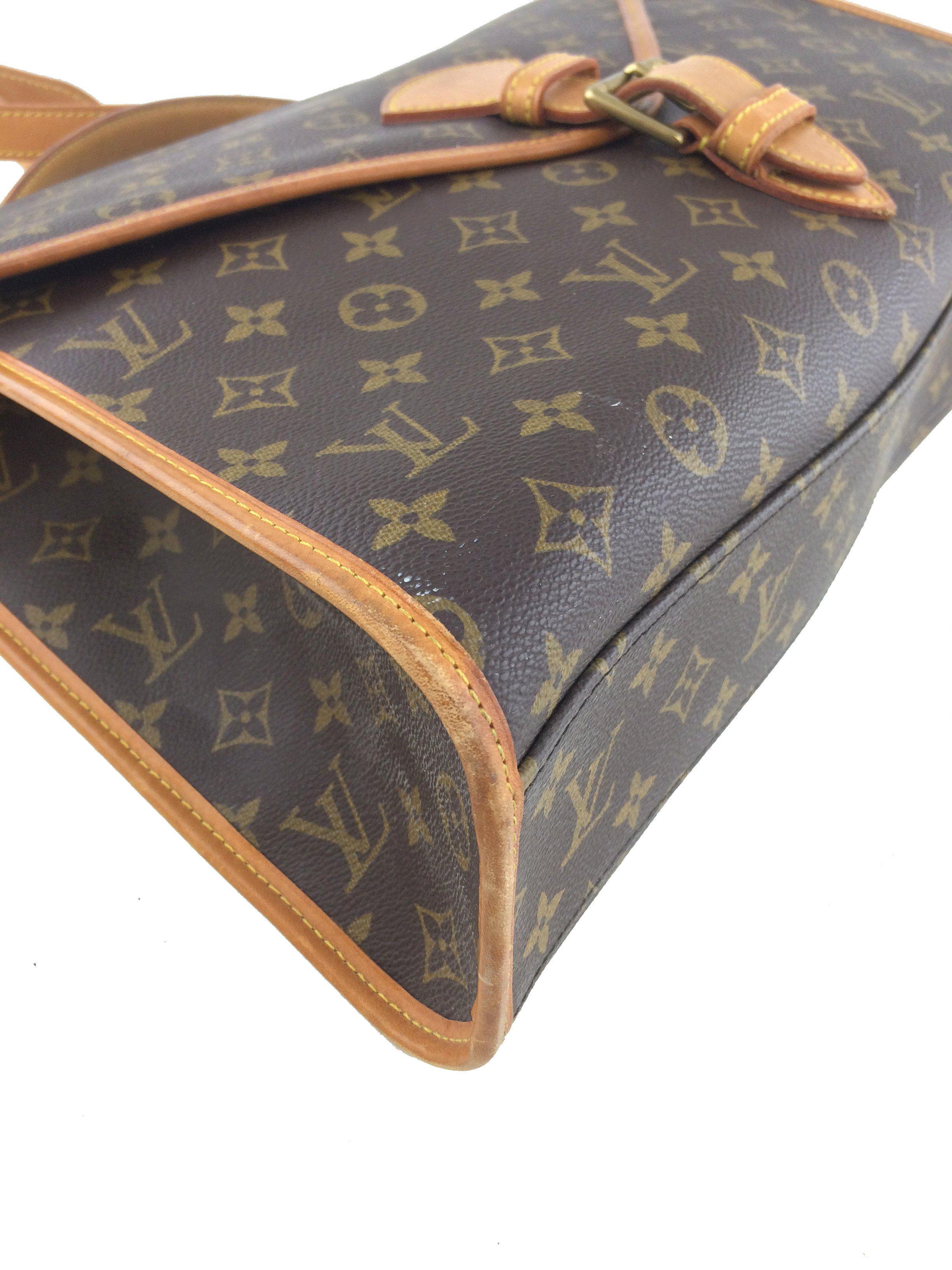 Authentic Louis Vuitton Monogram Canvas Beverly GM Briefcase Bag for Women & Men - Luxury Leather Business Bag for Office, Travel & Professional Work