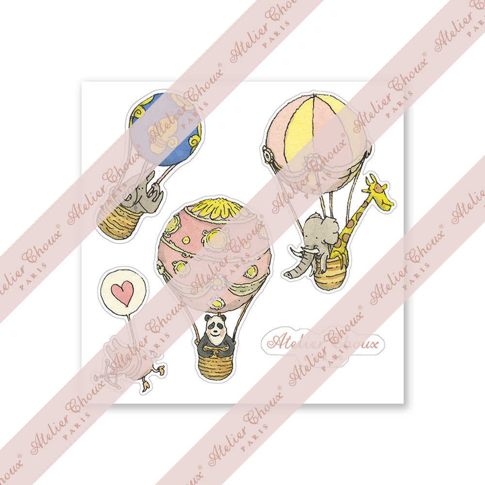 Atelier Choux Replaceable Wall Stickers - Pack of 40 Decorative Nursery Stickers for Baby Room & Kids Bedroom Decor - Perfect for Nursery Walls, Playrooms & Toddler Spaces