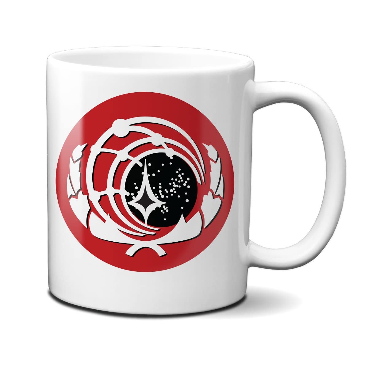 Confederation Logo Ceramic Coffee Mug - 15oz Insulated Travel Cup for Office, Home & Camping - Perfect Gift for History Lovers & Collectors