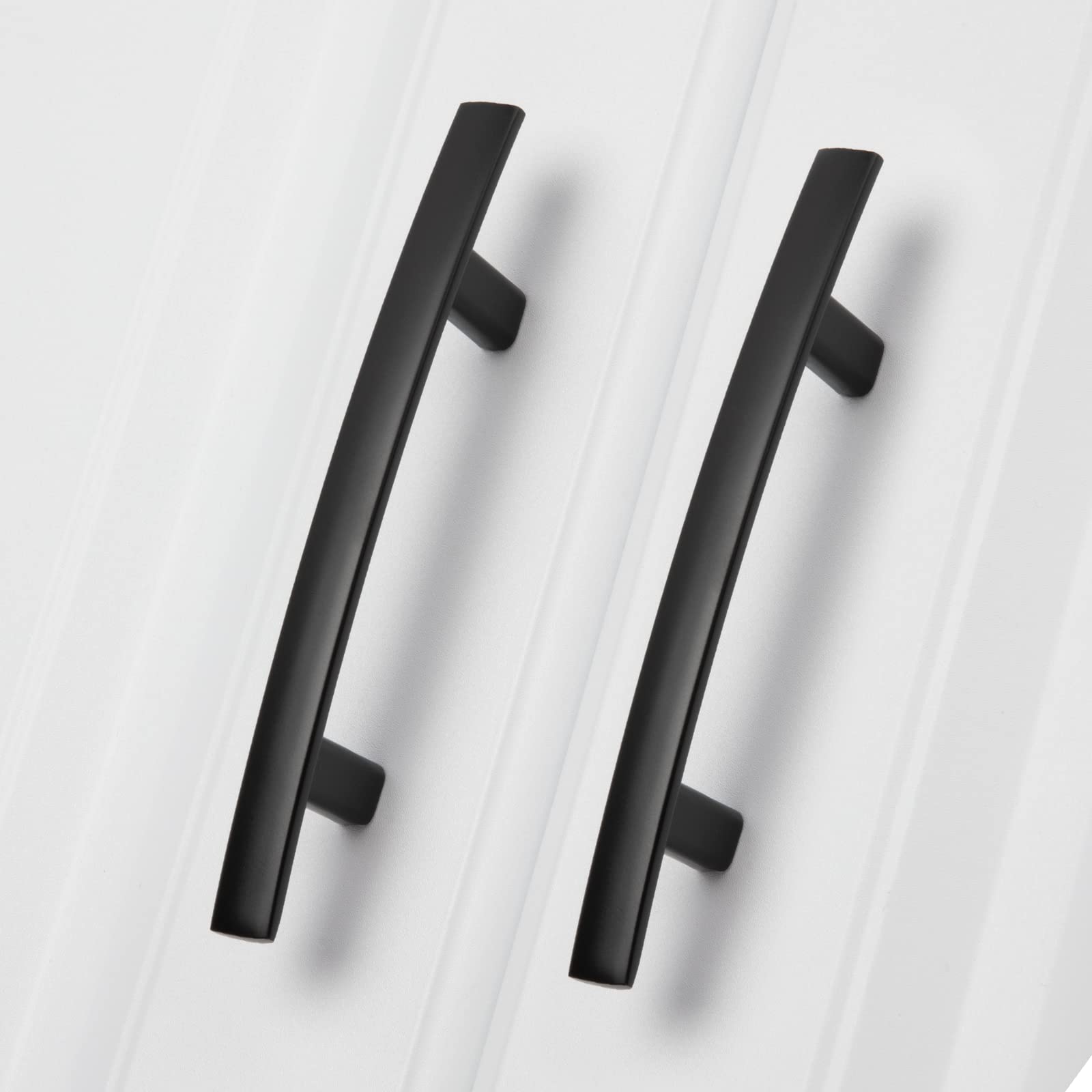 20 Pack Black Cabinet Pulls - HDLS1003BK Matte Black Kitchen & Bathroom Cabinet Handles for Drawers, Cupboards & Dressers - Durable & Stylish Hardware for Home & Office Upgrade