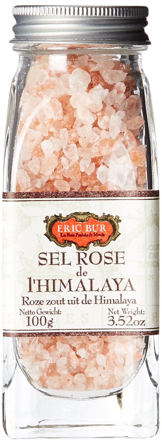 Organic Himalayan Pink Salt 100g - Pure & Natural Gourmet Salt for Cooking, Seasoning & Bath - ERIC BUR Sel Rose de l'Himalaya