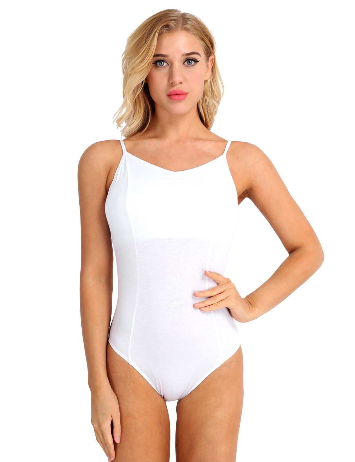 Women's Ballet Dance Leotard with Criss Cross Back & Built-in Shelf Bra - Gymnastic Bodysuit for Ballet, Yoga & Dance Practice - Perfect for Performances, Classes & Workouts