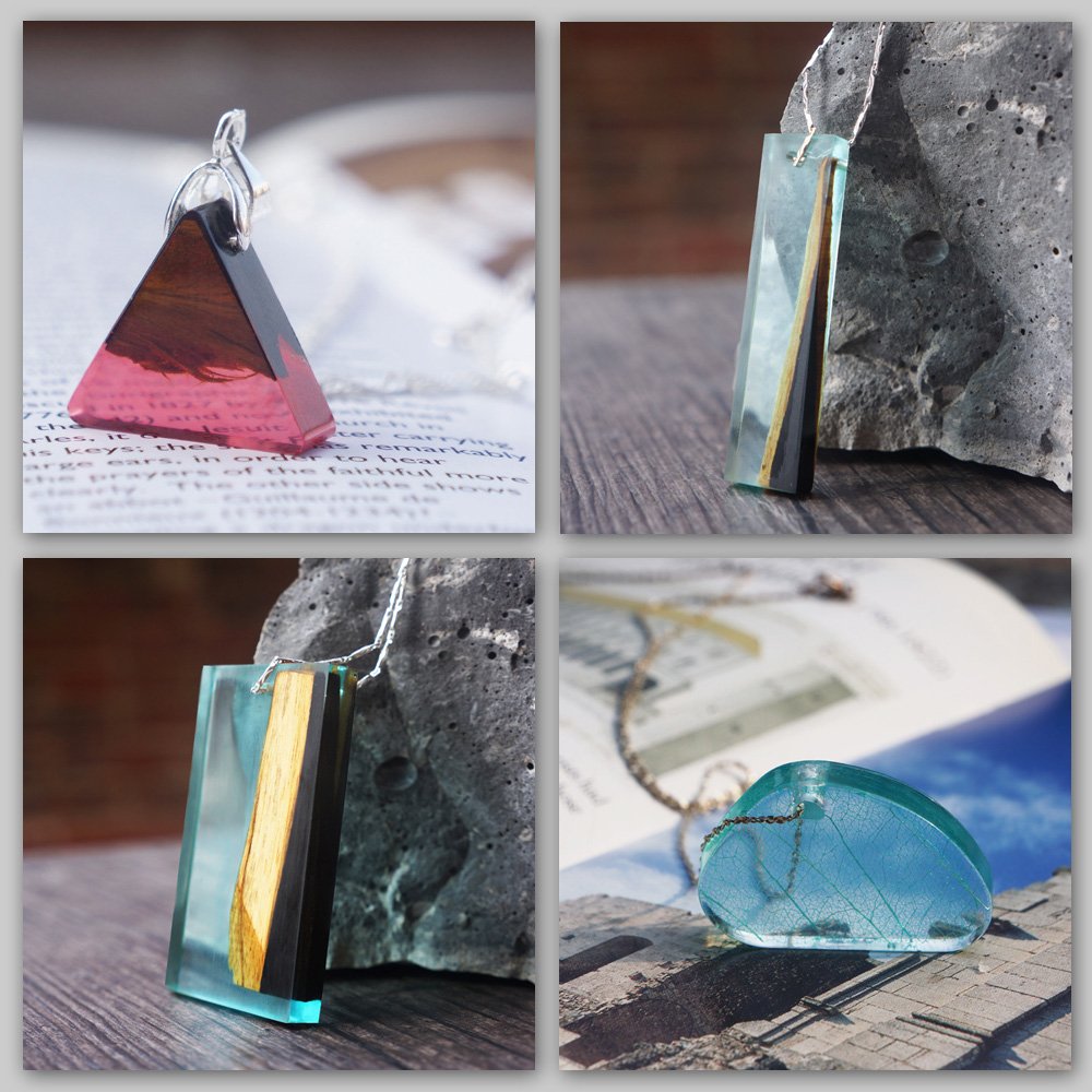 1 PC Silicone Mold for Resin Clay Stone Pendant - Rectangle Shape Hand Tool for DIY Jewelry Making, Craft Decoration | Perfect for Necklace Charms, Keychains & Home Decor Projects