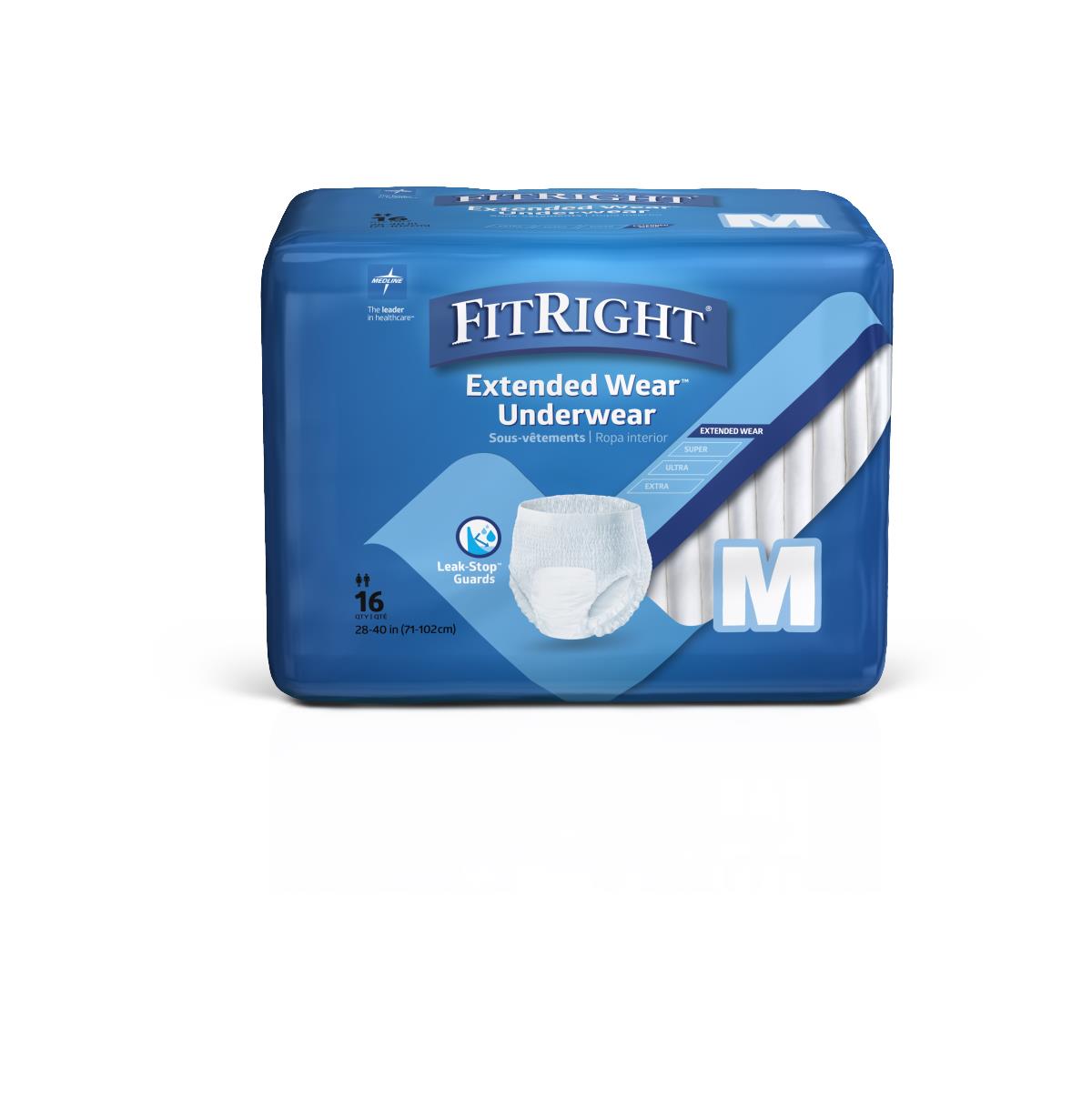 Protection Plus Overnight Absorbent Underwear for Adults - Premium Leak-Proof Incontinence Briefs for Women & Men - Comfortable Disposable Protective Underwear for Nighttime Use, Travel & Post-Surgery Care