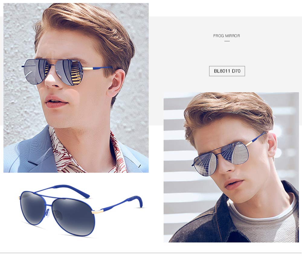 Polarized Aviator Sunglasses for Men & Women - UV400 Protection Metal Frame - Classic Retro Style for Driving, Outdoor Sports & Fashion Accessories