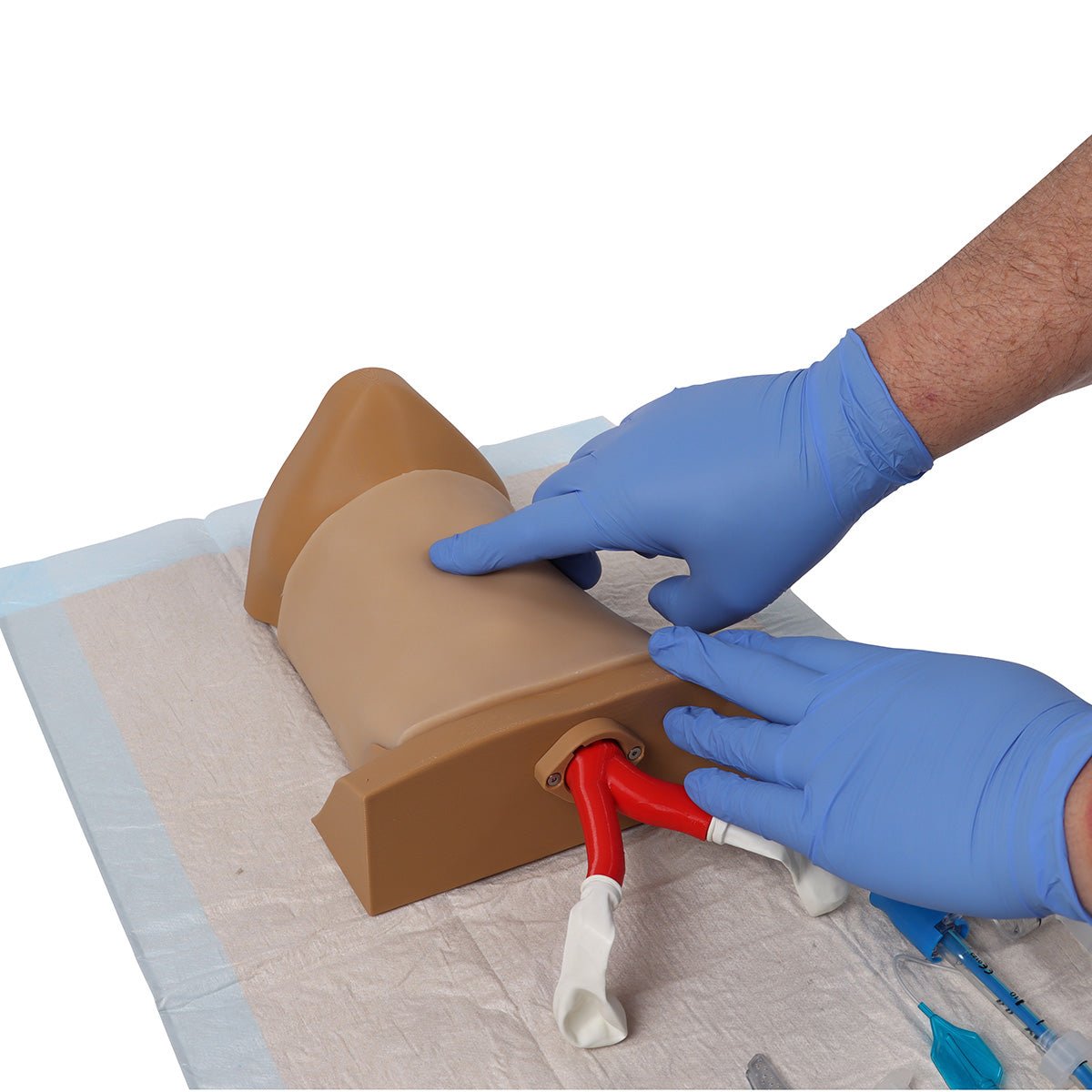 Crico Chris Cricothyrotomy Task Trainer - High-Quality Medical Simulation Model for Emergency Airway Training | Perfect for EMT, Paramedic & Medical Students Practice