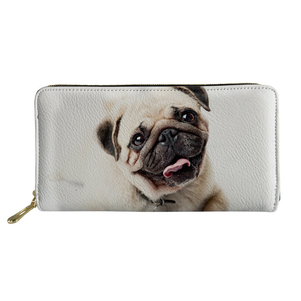 Stylish Animal Print Leather Wallet Clutch Bag for Women & Men - RFID Blocking Long Purse Organizer with Multiple Card Slots - Perfect for Travel, Shopping and Daily Use