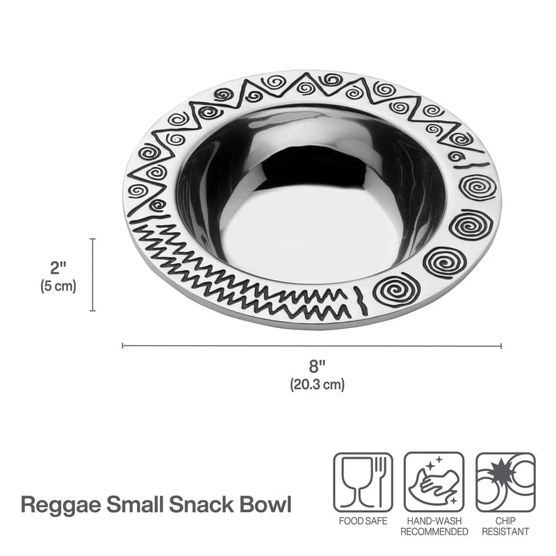 Reggae Snack Bowl - Colorful Ceramic Serving Dish for Chips, Dips & Snacks - Perfect for Parties, Movie Nights & Reggae-Themed Gatherings