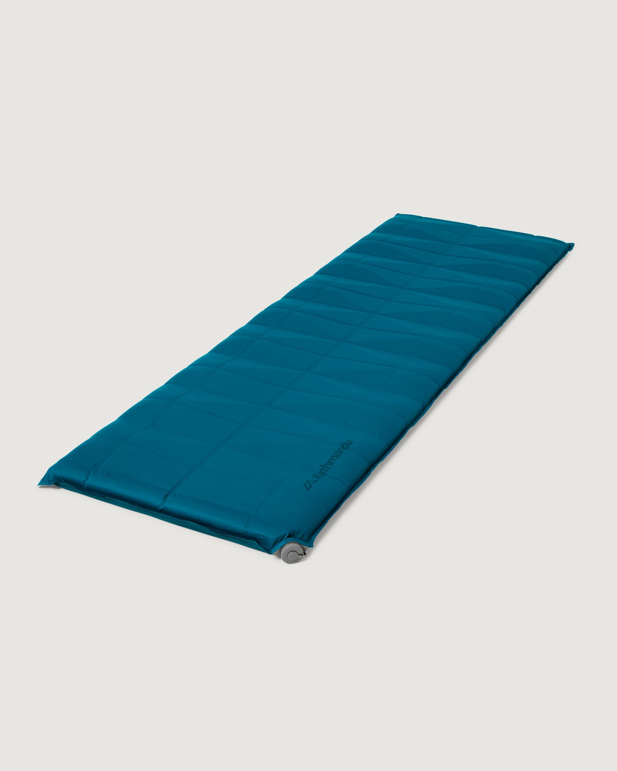 Vurso Self-Inflating Camping Sleeping Pad - 3 Inch (75mm) Thick, Deep Lagoon Blue - Perfect for Backpacking, Hiking & Outdoor Adventures