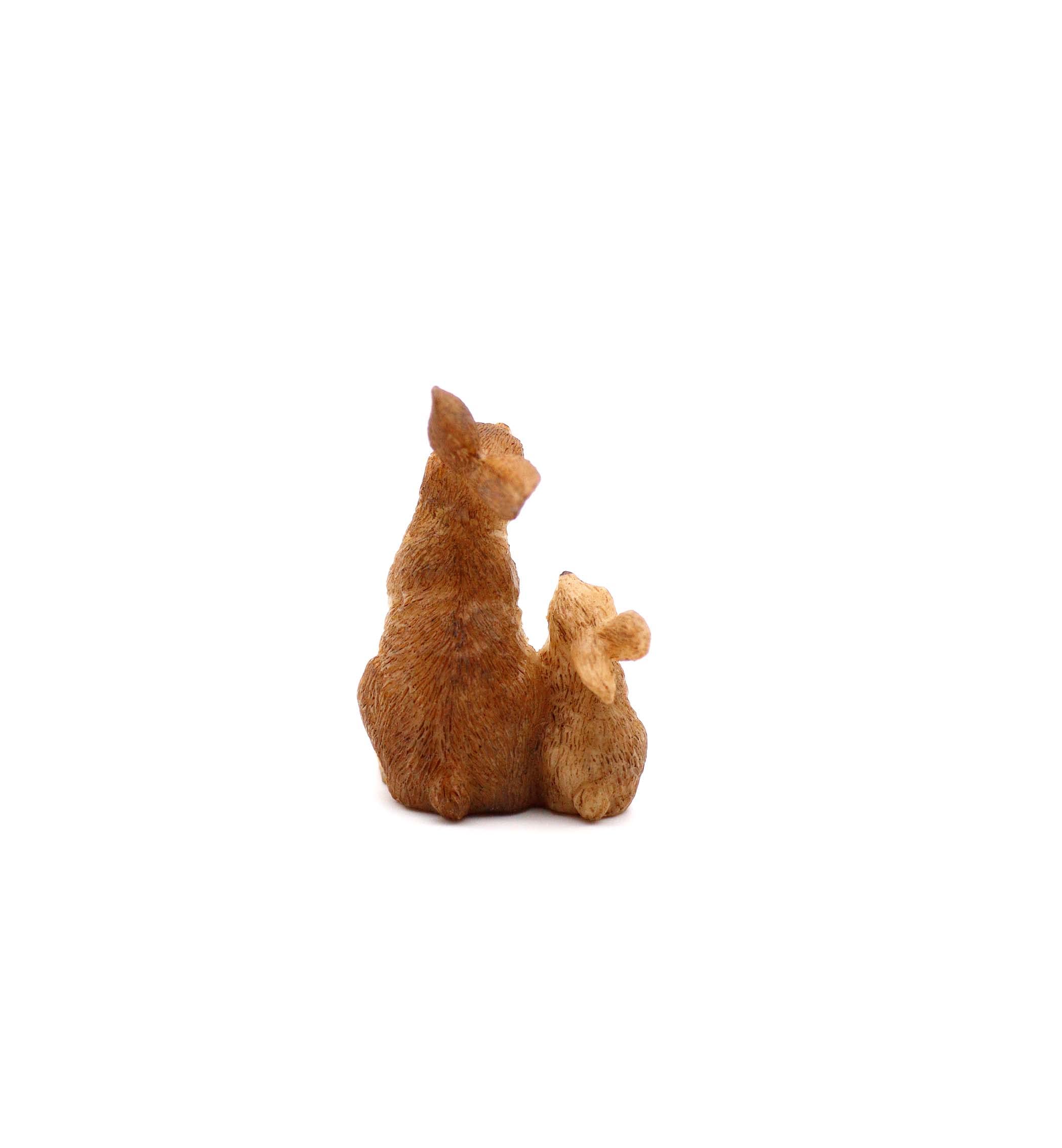 2 Inch Miniature Fairy Garden Figurine Set - Mama & Baby Animal Statues for Fairy Gardens, Terrariums, Home Decor | Perfect for DIY Fairy Houses, Tabletop Displays & Gift Giving