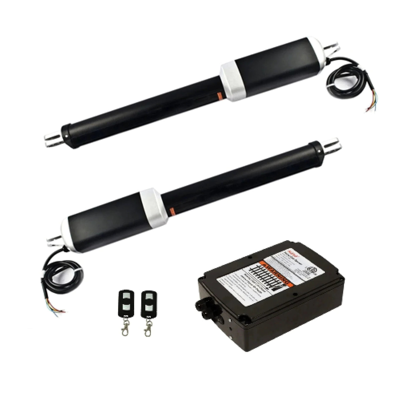Aleko ETL Certified Dual Swing Gate Operator GG900U AC/DC Basic Kit - Automatic Driveway Gate Opener for Home Security & Property Protection