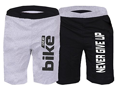 Hotfits Men's Cotton Graphic Shorts - Breathable & Comfortable Casual Summer Shorts for Gym, Running, Beach & Lounge