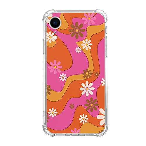 Pink Retro 70s Flowers