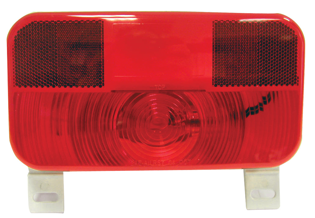 PM V25923 Red RV Stop, Turn, Tail & License Light with Bracket and Reflex - 10 Pack for RV, Trailer, and Commercial Vehicle Safety Lighting