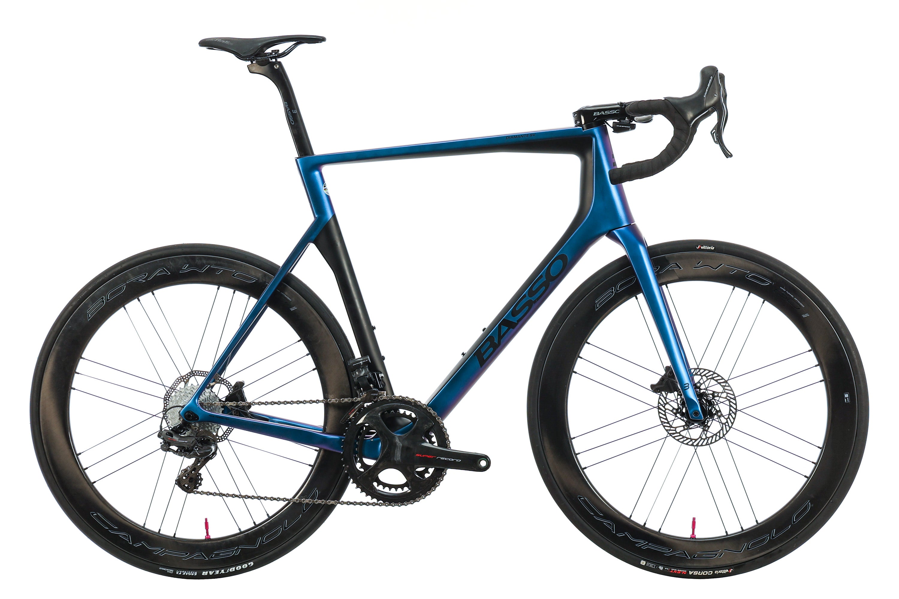 Basso Diamante SV Road Bike 2021 - 61cm Carbon Frame, Lightweight & High-Performance for Racing & Endurance Cycling