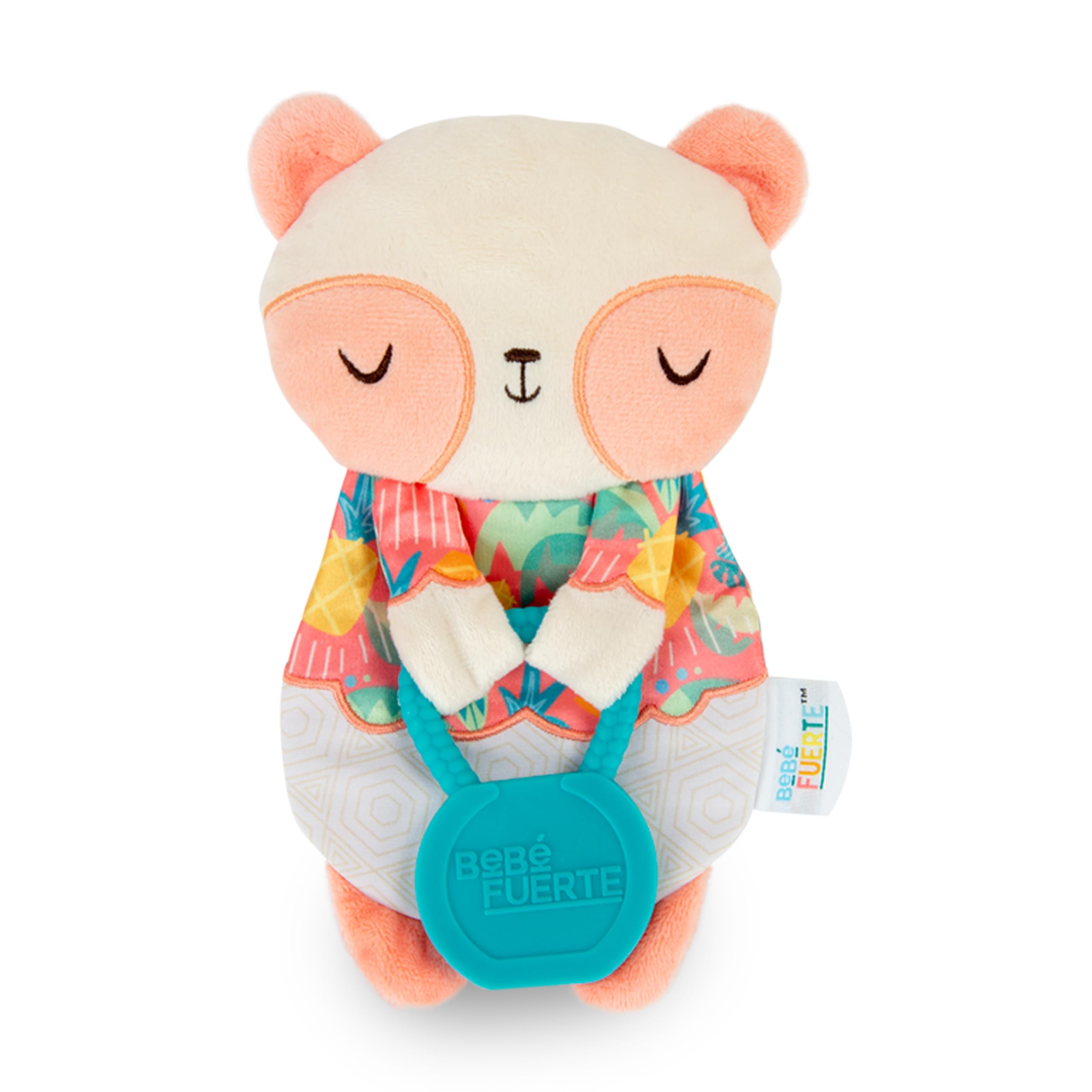 BEBE FUERTE Move and Groove Crinklie Panda Baby Toy by Robin Arzon - Soft Crinkle Sensory Toy for Fine Motor Development - Infant & Toddler Learning Toy 0-24 Months - Perfect for Tummy Time, Playtime & Early Childhood Stimulation
