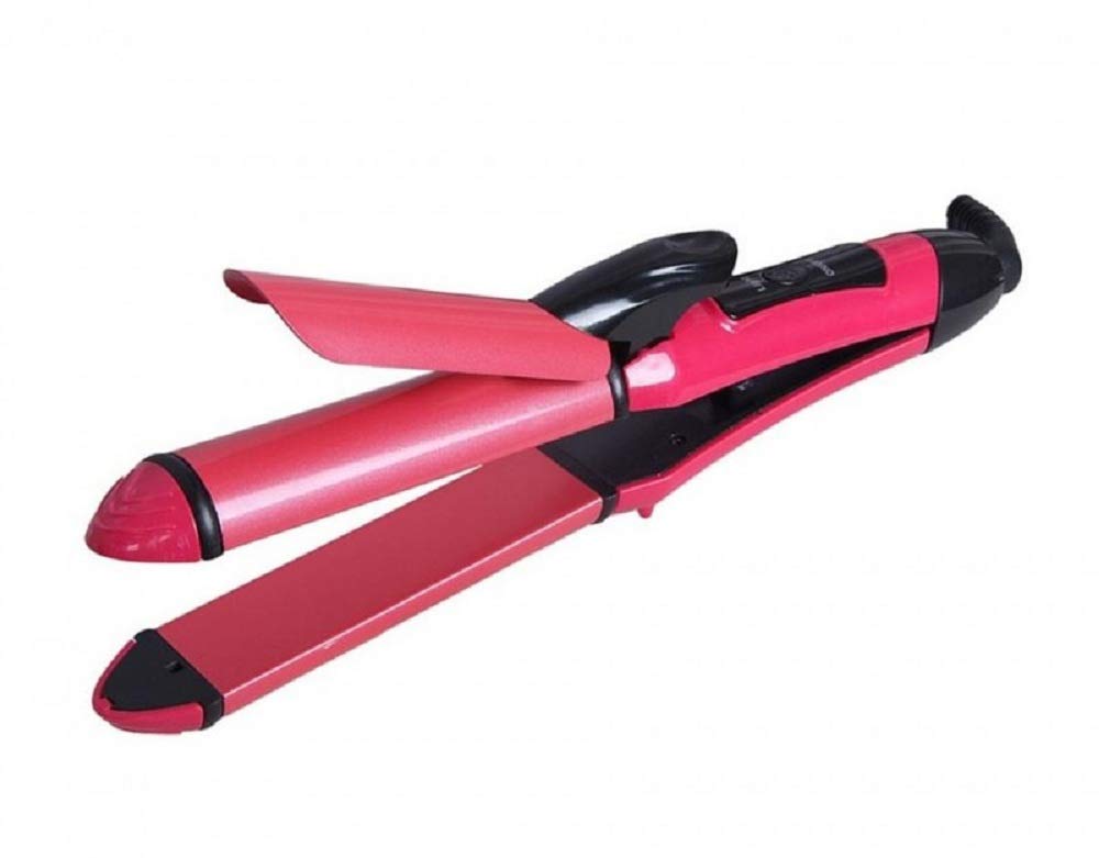 Twiclo Professional Hair Straightener & Curler for Women - Multi-Color Styling Iron with Adjustable Temperature (1 Piece) - Perfect for Home, Salon & Travel Use