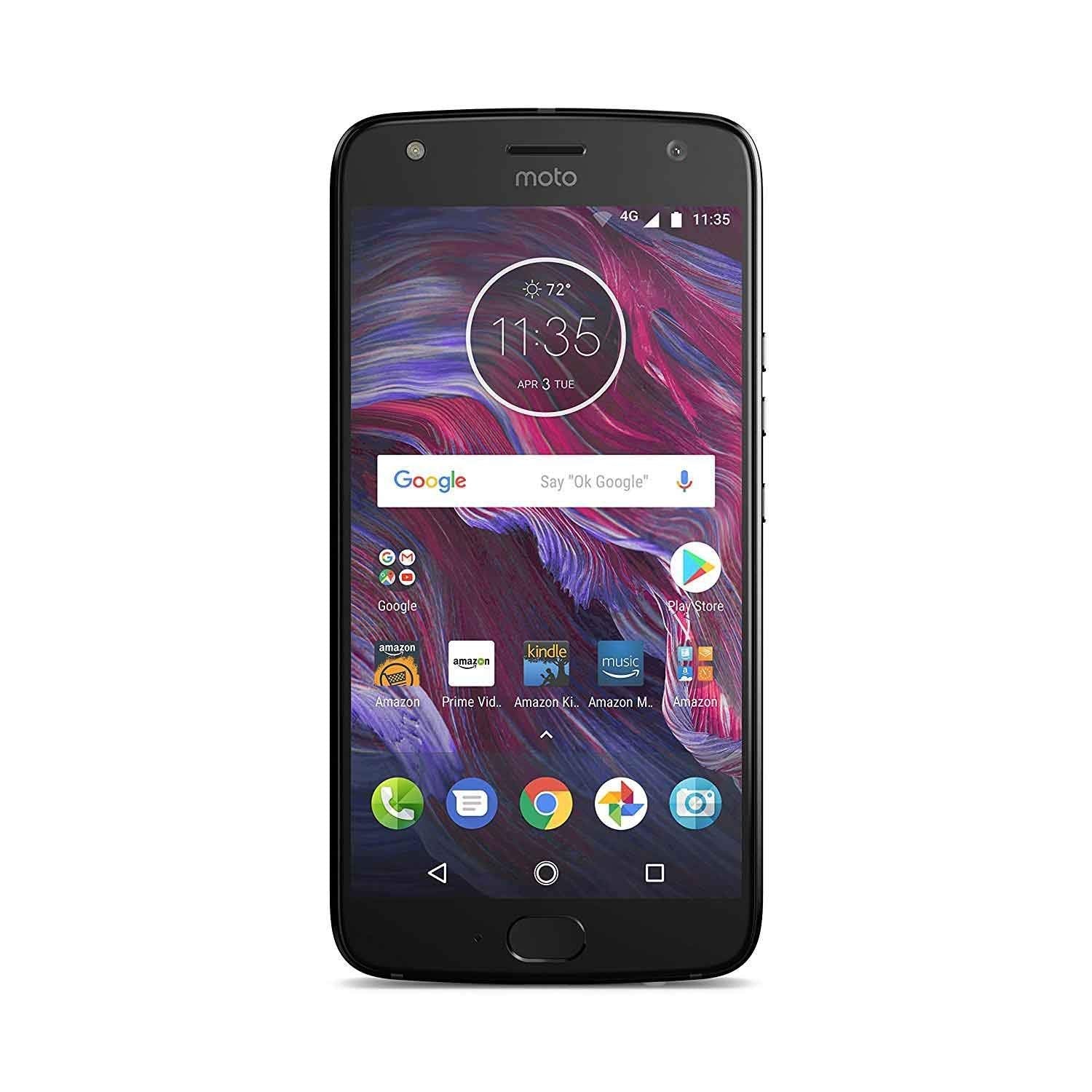Motorola Moto X 4th Generation 32GB Unlocked Smartphone - Super Black | Fast Performance for Work & Entertainment