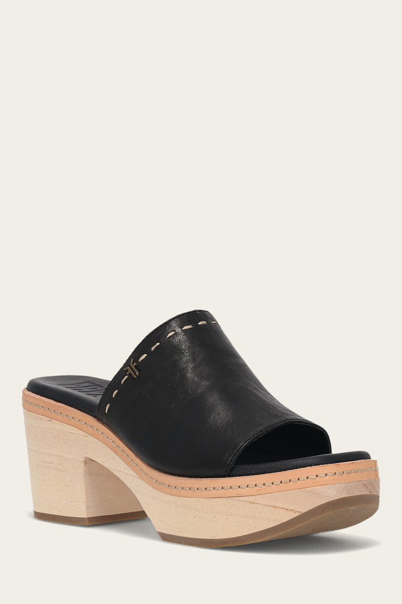 Hazel 2 Slide Black Sandals - Women's Comfortable Summer Slides for Beach, Pool & Casual Wear