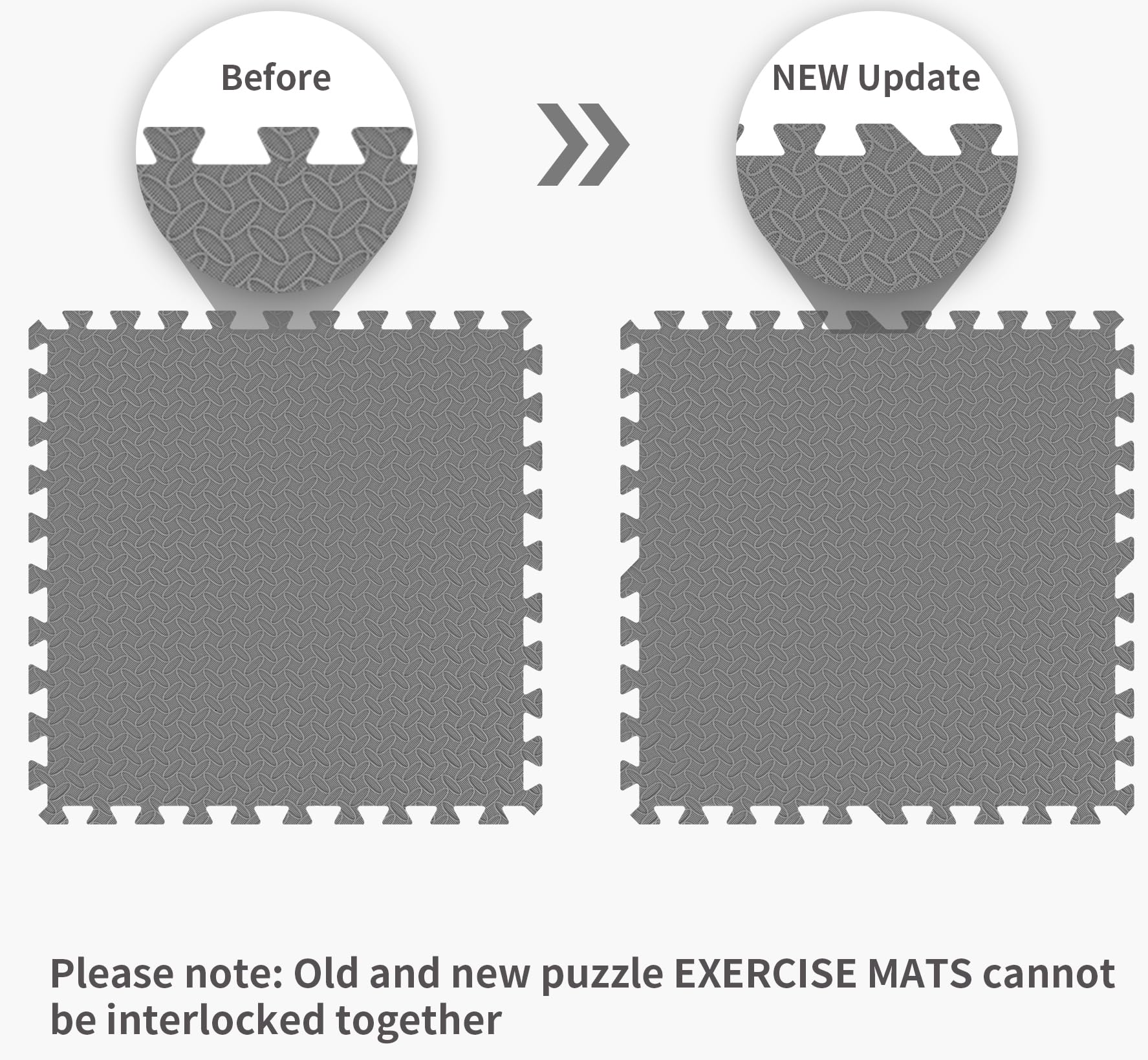 Signature Fitness EVA Foam Interlocking Puzzle Exercise Mat - Non-Slip Floor Tiles for MMA, Yoga, Home Gym & Workout Protection - Multiple Sizes (24