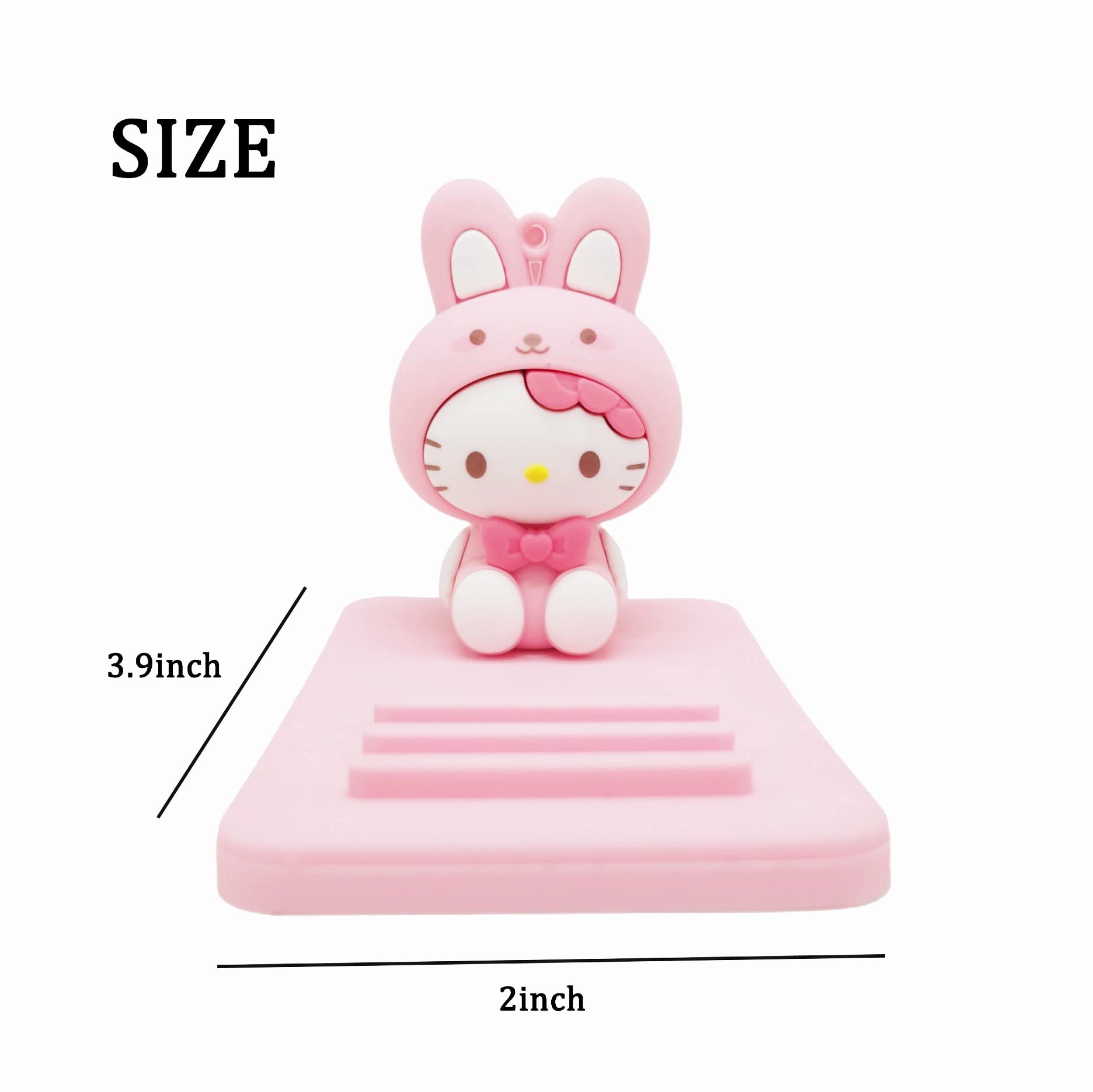 Adorable Phone Stand for Desk - Universal Cell Phone Holder for Women & Girls - Compatible with All Smartphones - Perfect for Office, Home & Travel Use