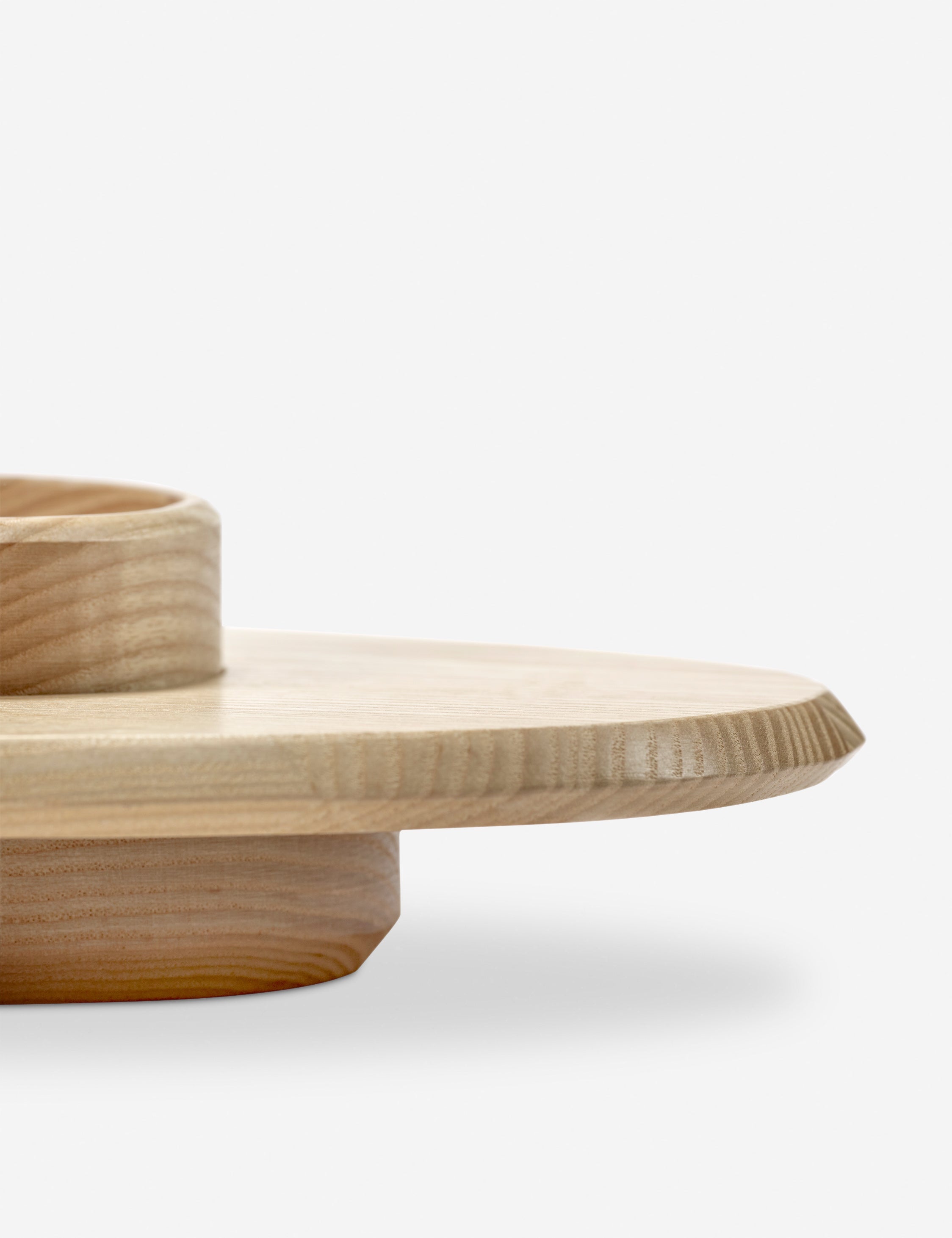 Dune Ash Wood Serveware Collection by Kelly Wearstler x Serax - Elegant Serving Trays, Bowls & Platters for Dining, Entertaining & Home Decor