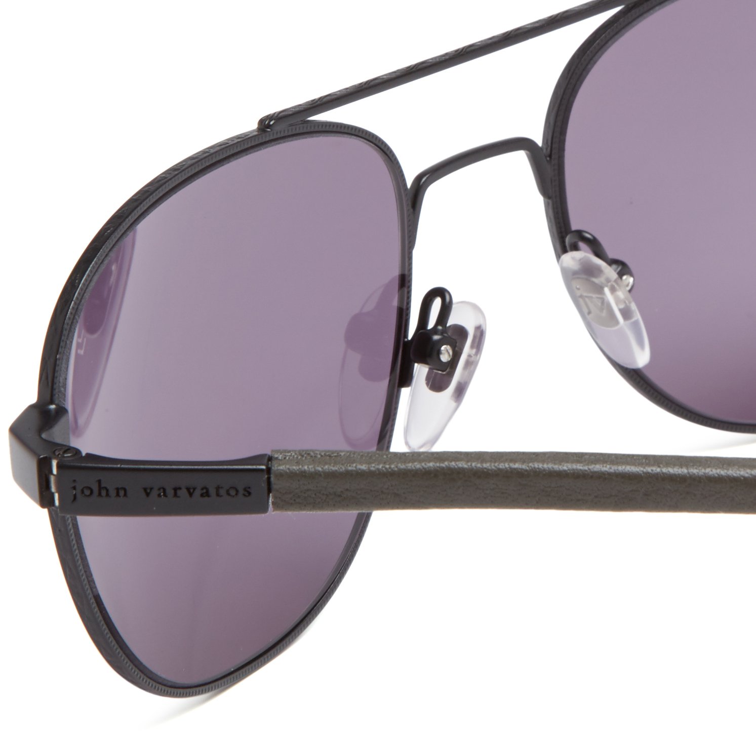 John Varvatos V775 Aviator Sunglasses for Men - Polarized UV Protection Pilot Shades - Perfect for Driving, Travel & Outdoor Adventures