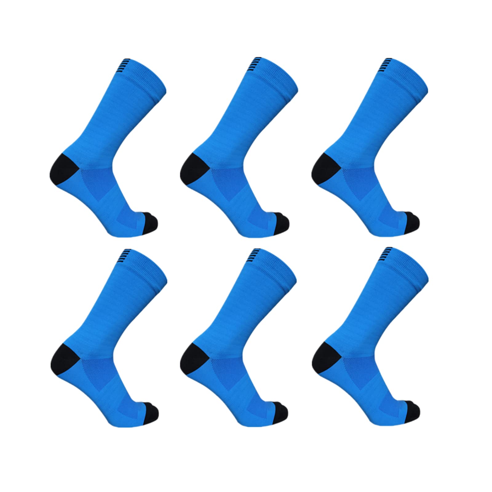 **Breathable Women's Sports Cycling Socks - 6 Pairs for Road Bike, Racing & Outdoor Activities - Perfect for Running, Gym & Hiking**