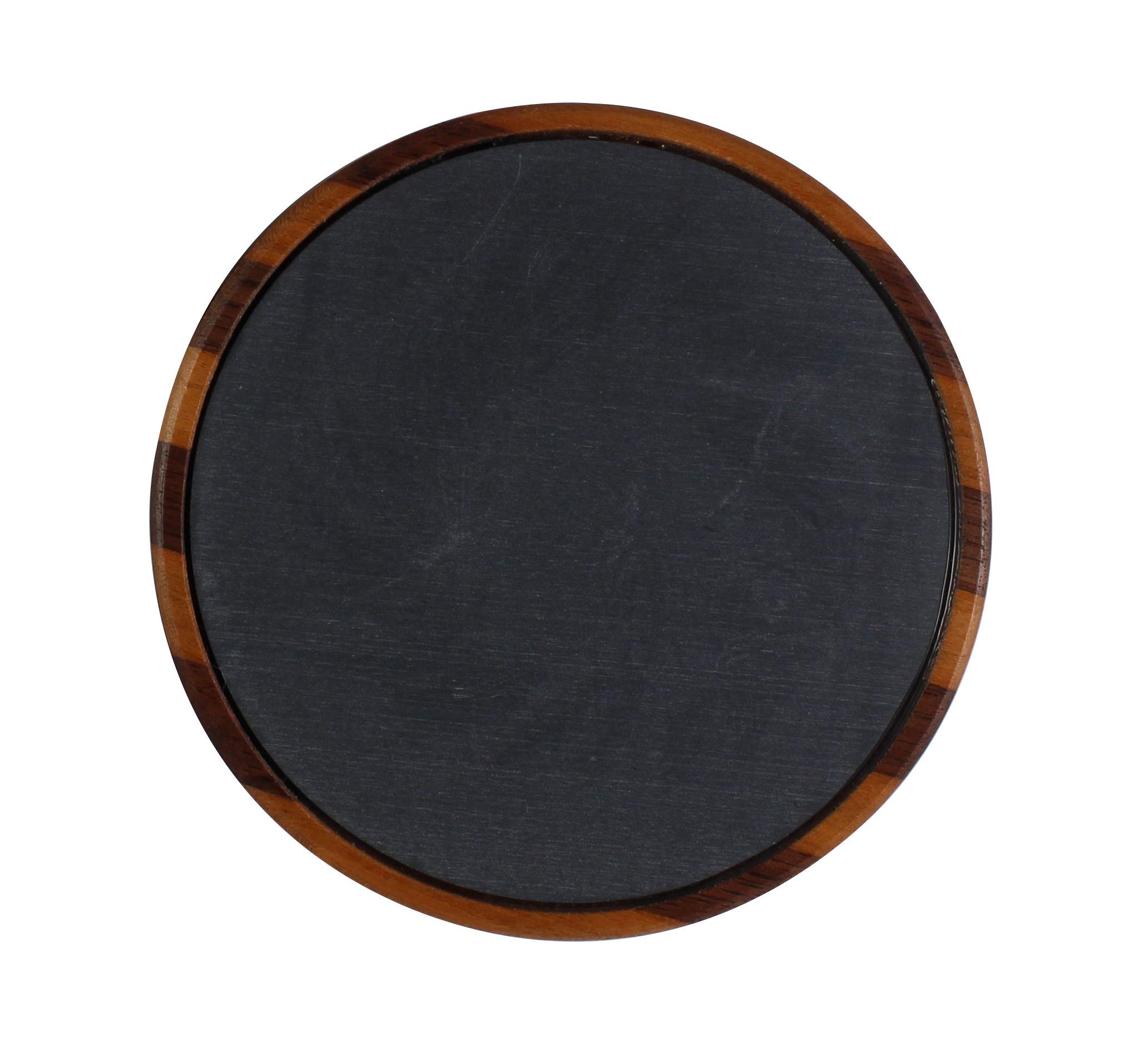 Premium Walnut & Maple Wood Turkey Call with Slate Top Pot - THE GRIND Cooker Pot & Peg Slate Turkey Call - Realistic Turkey Sounds for Hunting & Outdoor Adventures