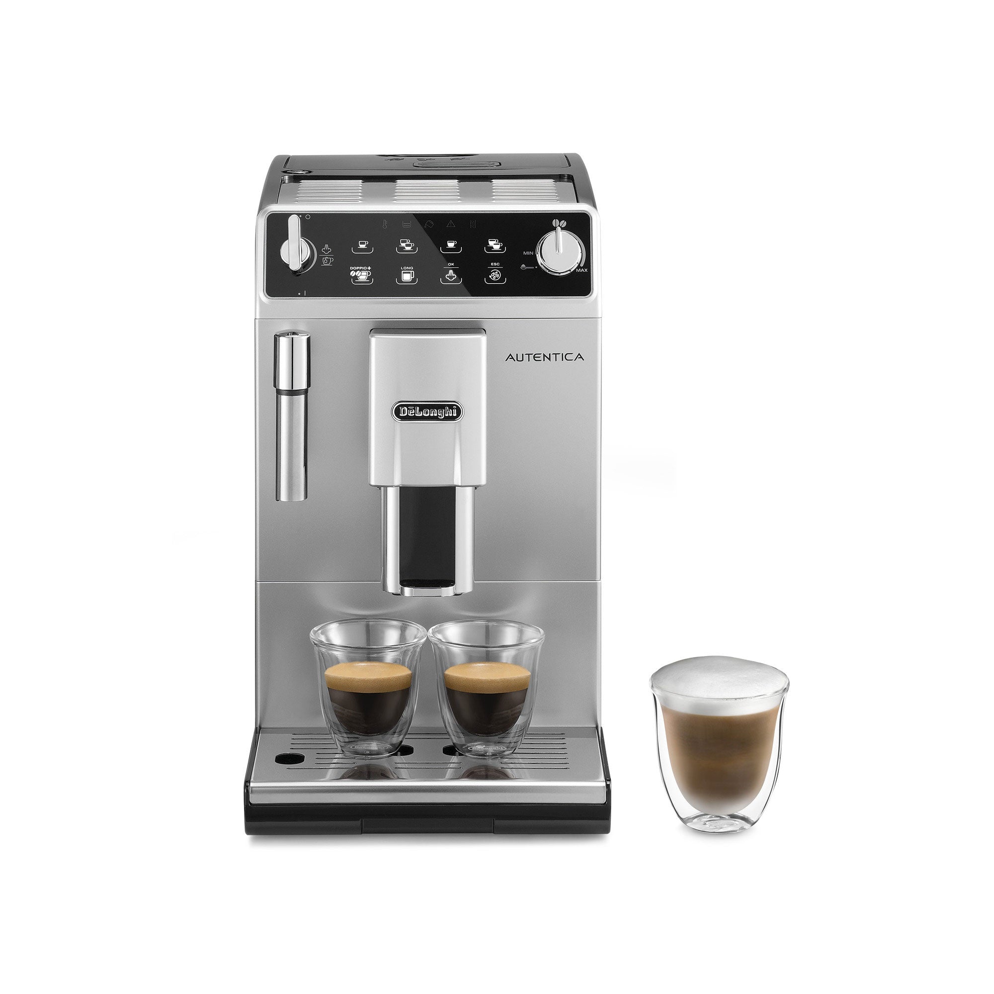 Delonghi Autentica ETAM29.510.SB Fully Automatic Espresso Coffee Machine with Built-in Grinder - Perfect for Home, Office & Coffee Lovers