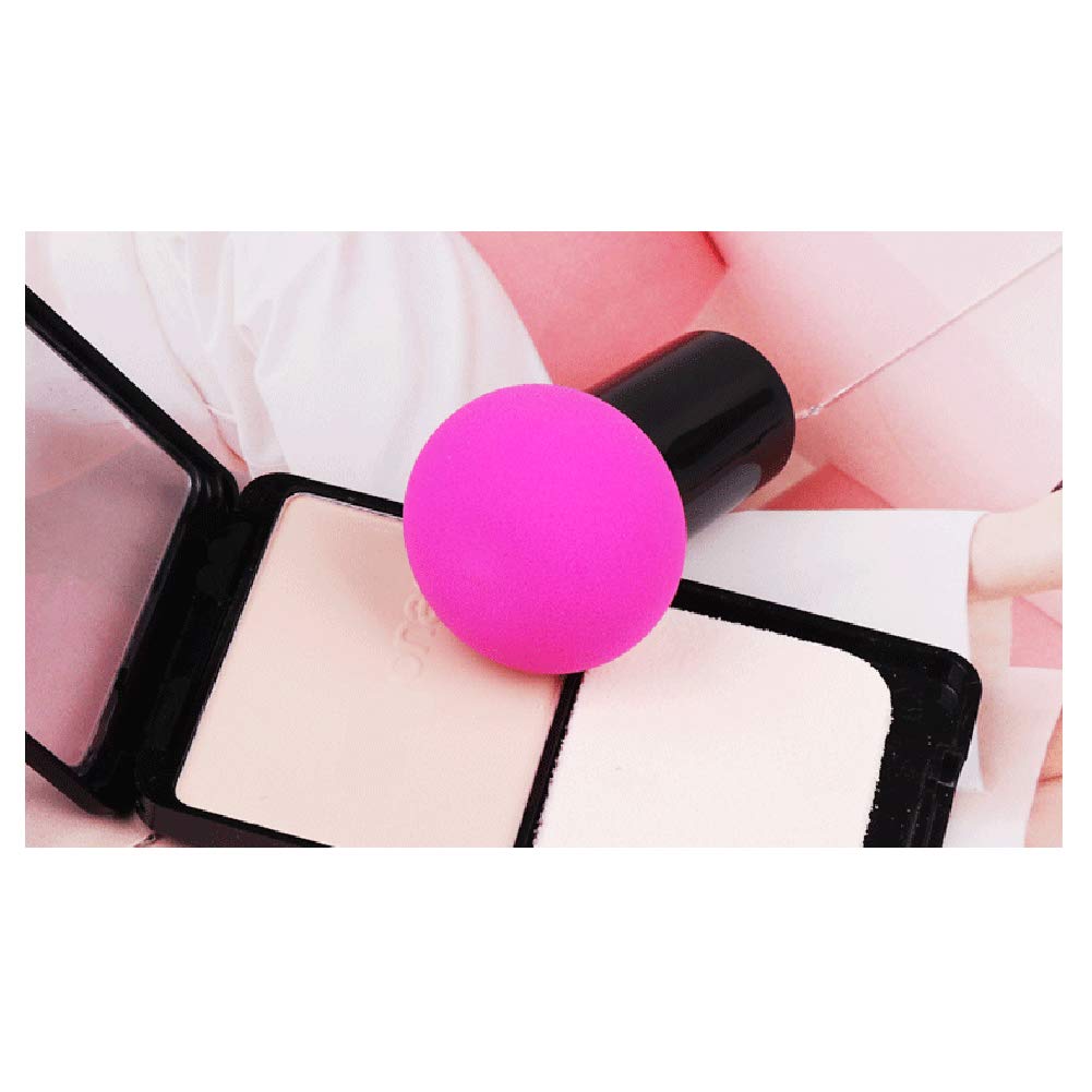 1PC Pro Foundation Brush Mushroom Makeup Sponge Puff - Soft Blending Sponge for Flawless Makeup Application - Rose Red - Perfect for Liquid, Cream & Powder Foundation - Ideal for Everyday Makeup & Professional Use