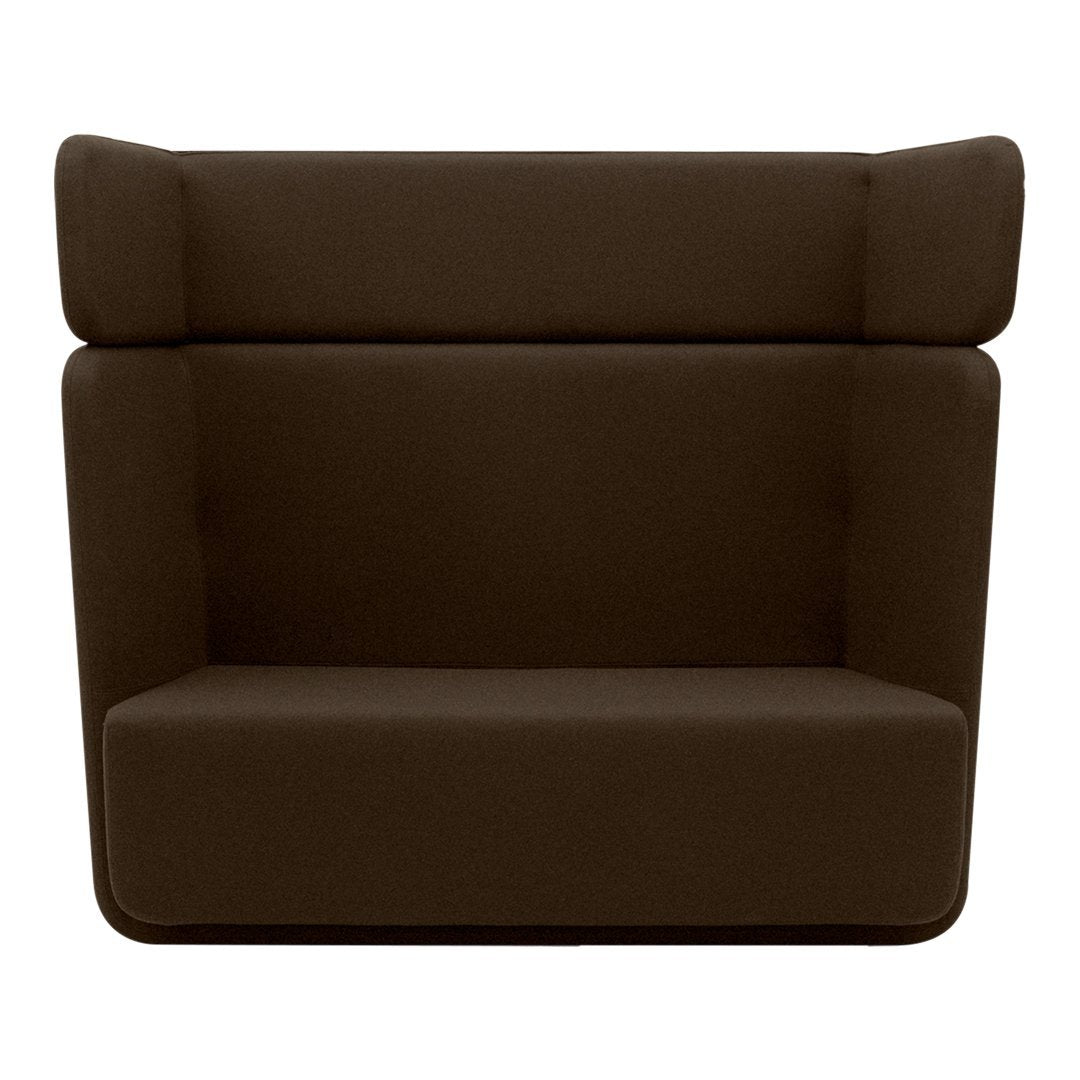 Comfortable Basket Sofa Chair - Woven Rattan High Back Lounge Chair for Living Room, Patio, or Bedroom - Perfect for Relaxing, Reading, or Napping