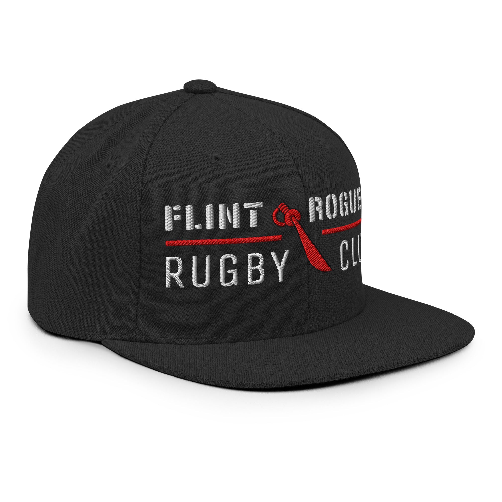 Flint Rogues RFC Classic Snapback Hat - Adjustable Unisex Baseball Cap for Men & Women - Perfect for Sports, Casual Wear & Outdoor Activities