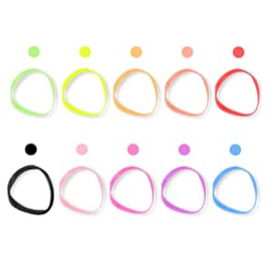 AG TRADE Small Elastic Hair Bands - 1000Pcs Mini Rubber Hair Ties (2mm x 30mm) for Women, Girls & Kids - Disposable Hair Holders for Ponytails, Braids & Everyday Use