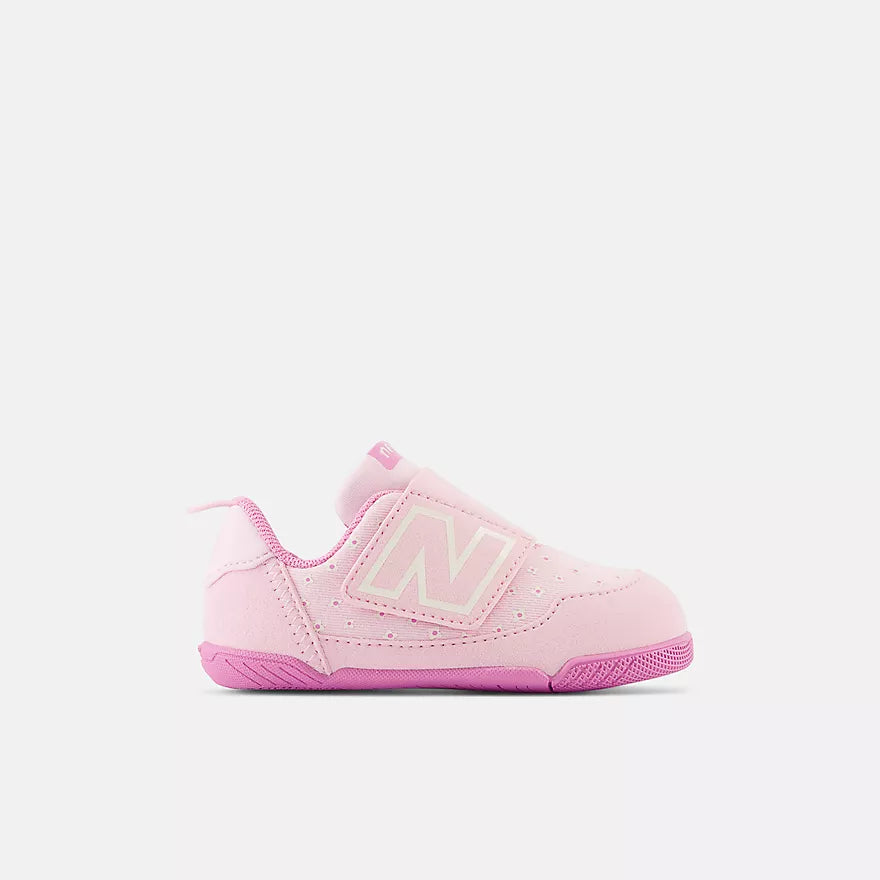 New Balance Pink Hook & Loop Baby Sneakers for Toddlers - Lightweight & Comfortable First Walking Shoes for Boys & Girls - Perfect for Indoor Play, Daycare & Early Steps