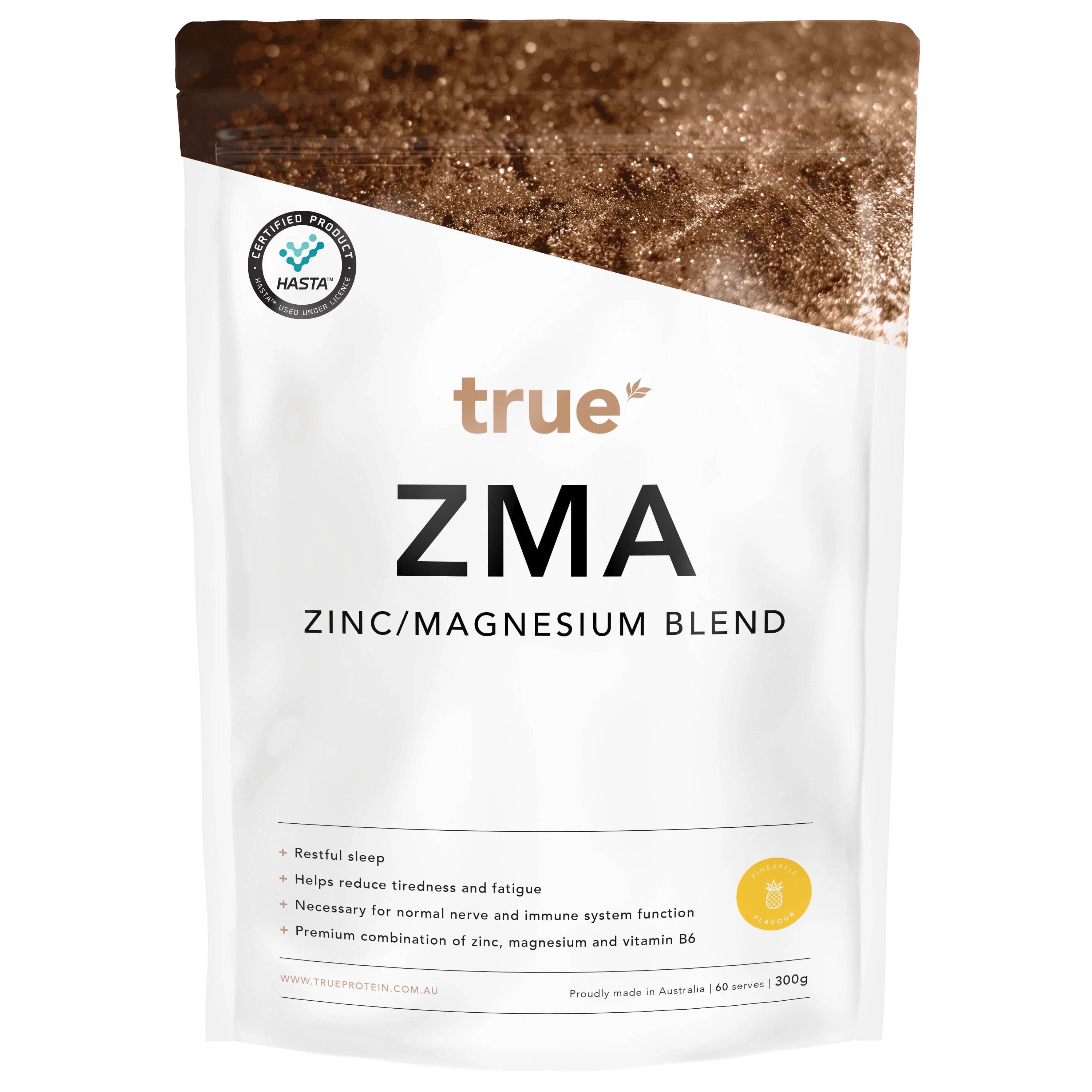 Hasta ZMA Supplement - Premium Zinc, Magnesium & Vitamin B6 for Muscle Recovery, Strength & Sleep Support - Ideal for Athletes, Bodybuilders & Fitness Enthusiasts