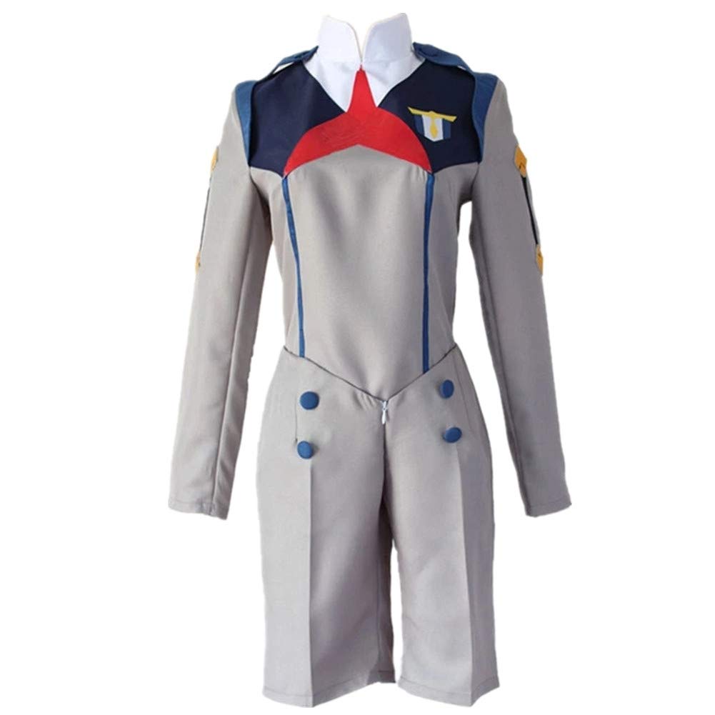 Anime Cosplay Darling in The FRANXX HIRO Code:016 Costume Uniform Dress - Perfect for Halloween, Comic Con & Cosplay Events