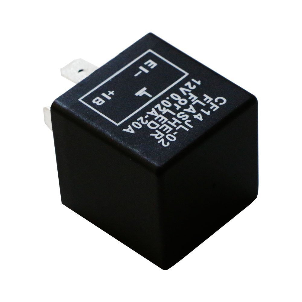 3 Pin CF14 CF14 JL02 EP35 LED Flasher Relay - Fix Turn Signal Hyper Flash Problem for Motorcycles & Cars - Perfect for LED Conversion & Bulb Replacement