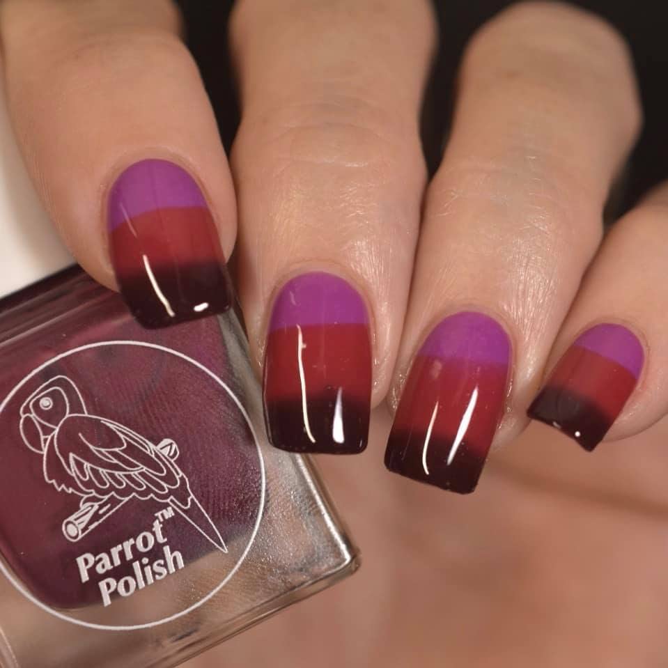 Thermal Nail Polish Set - Wine Red, Classic Red & Deep Purple Colors | Long-Lasting & Chip-Resistant | Perfect for Winter, Holidays & Special Occasions