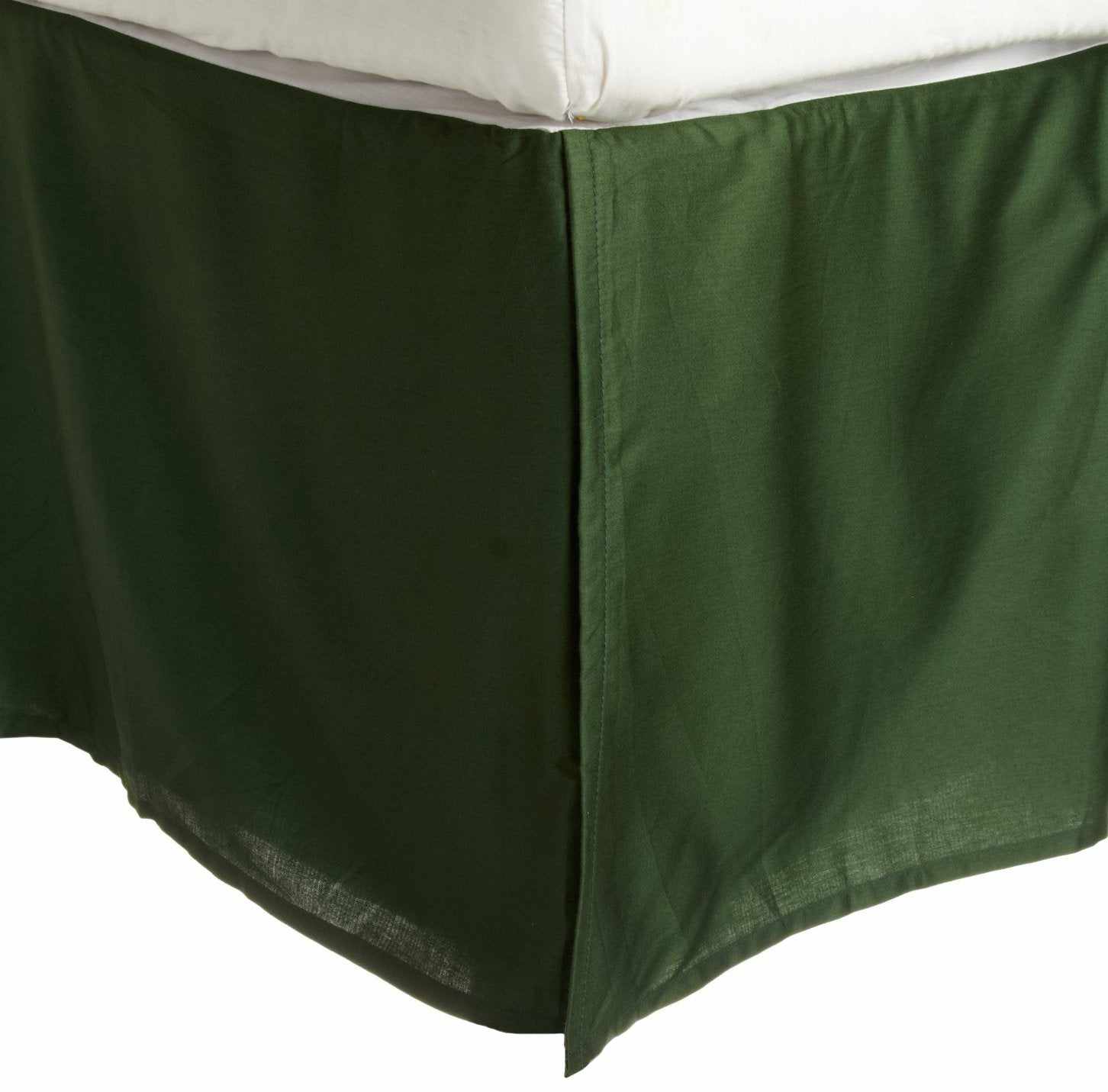 Saltaire 100% Egyptian Cotton Bed Skirt with Split Corners - Luxury Fitted Dust Ruffle for Queen/King Size Beds | Perfect for Hotel-Style Bedroom Decor & Guest Room Makeovers
