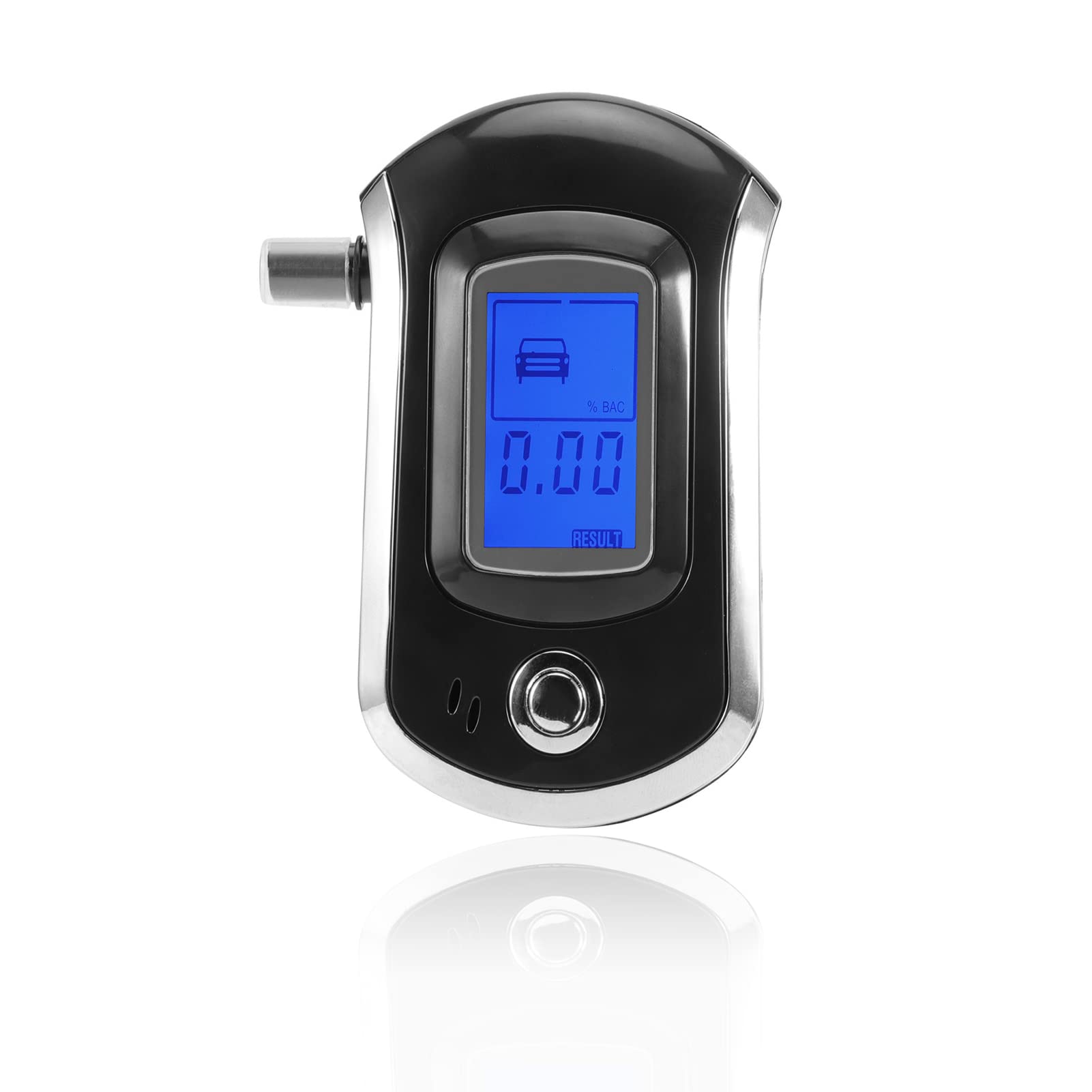 AT6000 Portable Breathalyzer with LCD Digital Display & Warning Function - Accurate Alcohol Tester for Personal, Workplace, and Road Safety Use