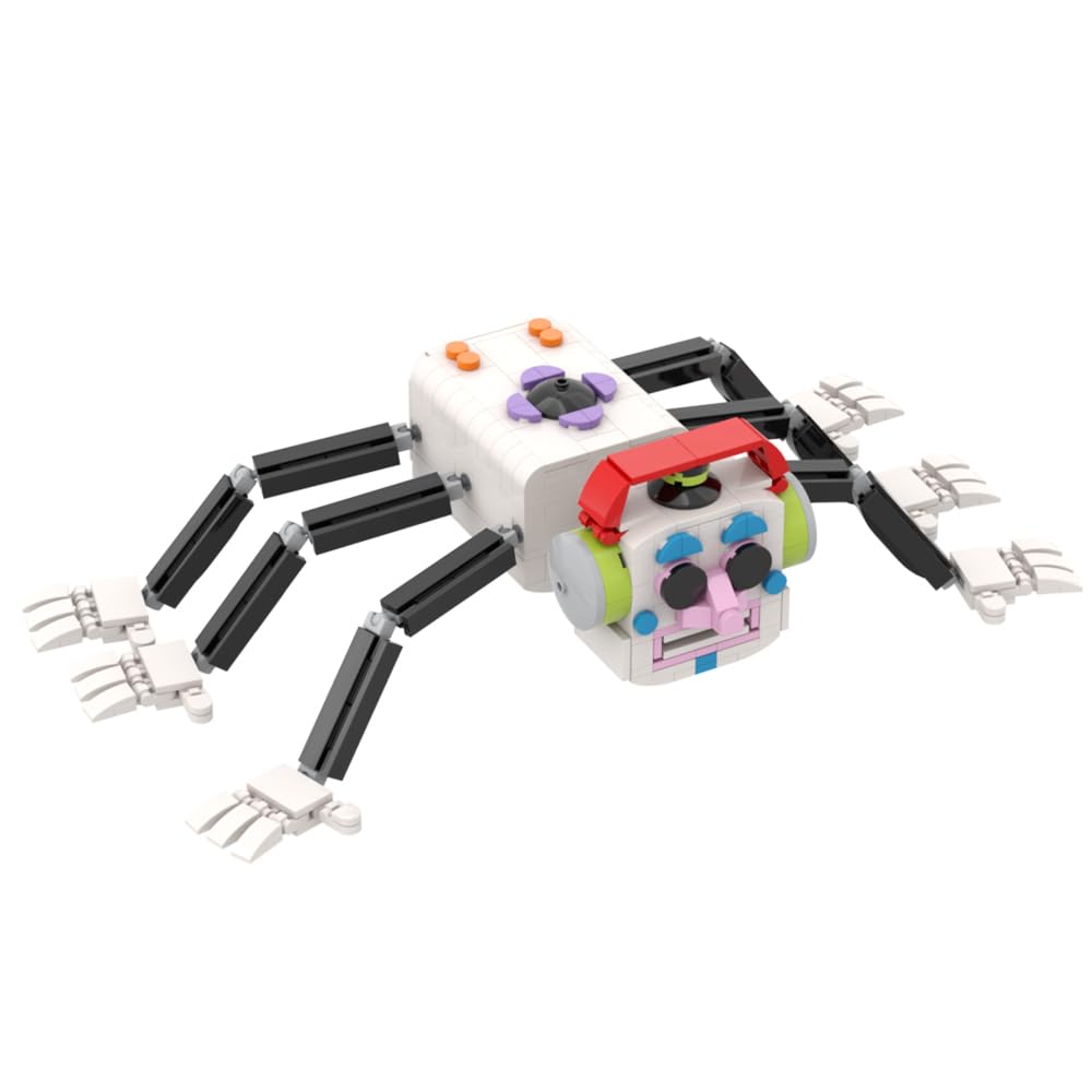 Five Nights at Freddy's DJ Music Man Building Blocks Set - 492PCS Horror Security Breach Monster Robot Action Figure Model Toy for Kids & Adults | FNAF Fan Collectible Gift for Boys Girls Age 8+ | Birthday Present for Gamers & Horror Enthusiasts
