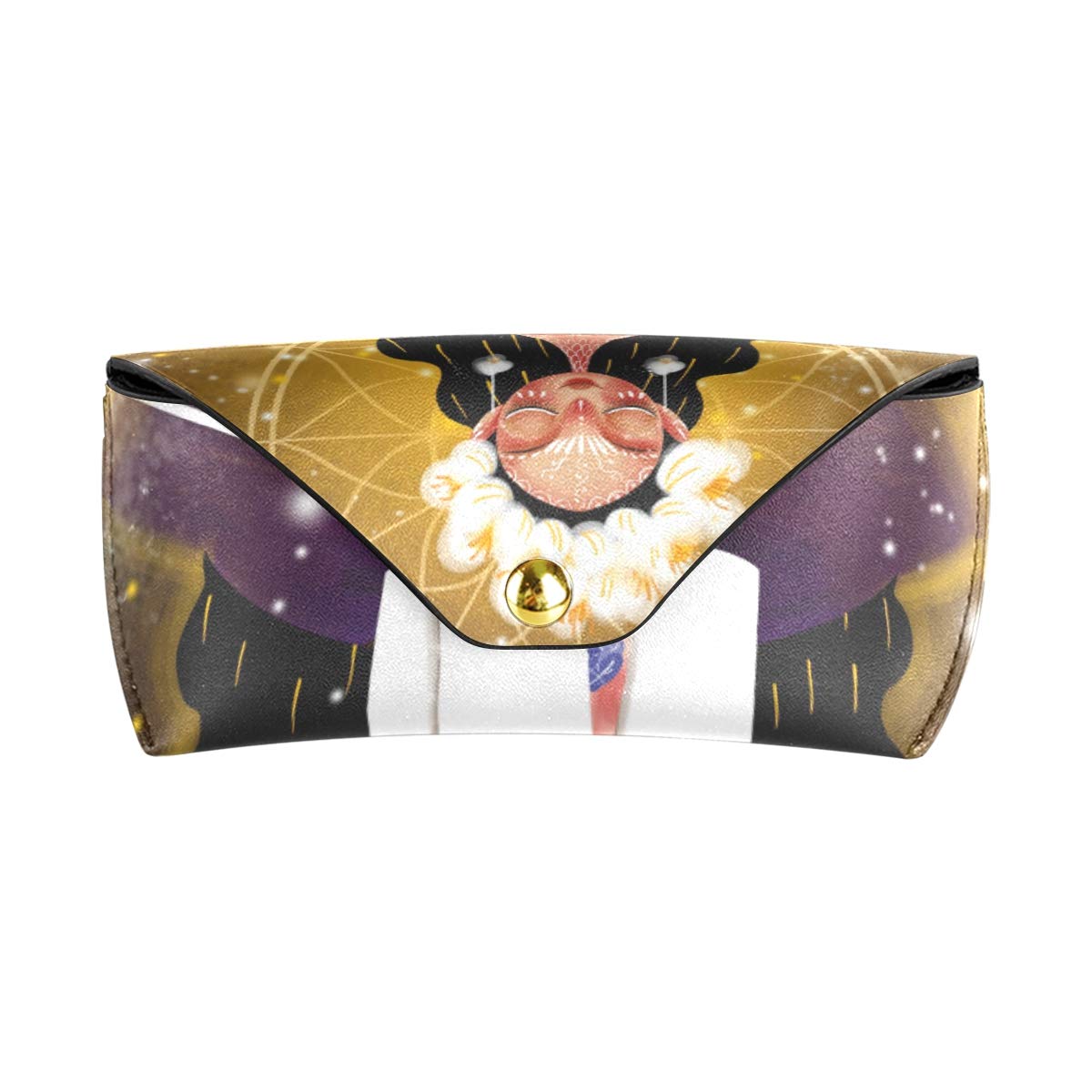 Virgo Zodiac Sign Sunglasses Case - Ultra Lightweight Microfiber Leather with Polyester Flannel Interior for Glasses Protection | Perfect for Travel, Beach & Everyday Use