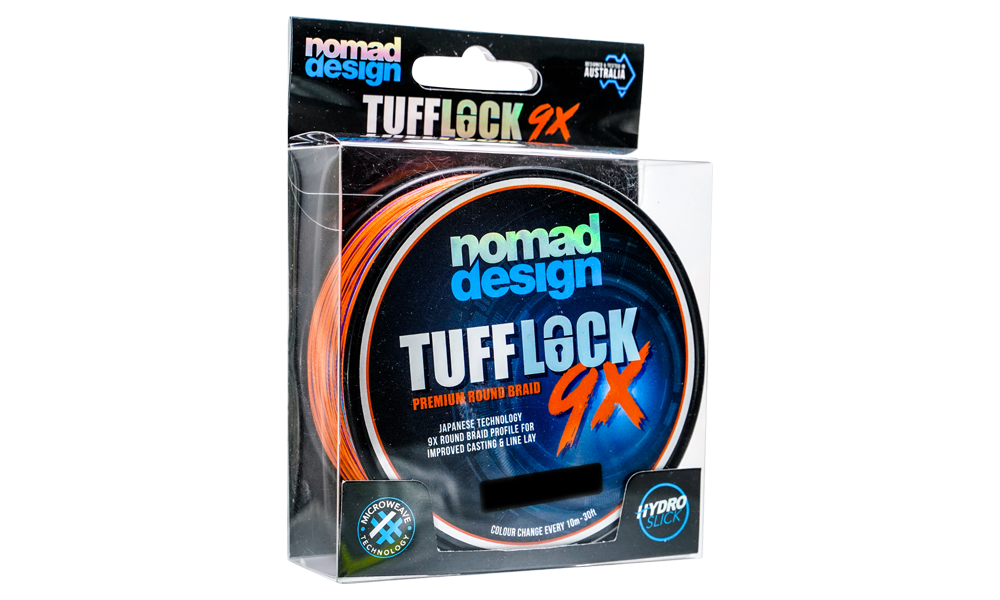 Tufflock Multicolor X9 Braid Fishing Line - 600 Yards Durable & Strong for Saltwater & Freshwater Fishing - Perfect for Bass, Trout, and Offshore Angling