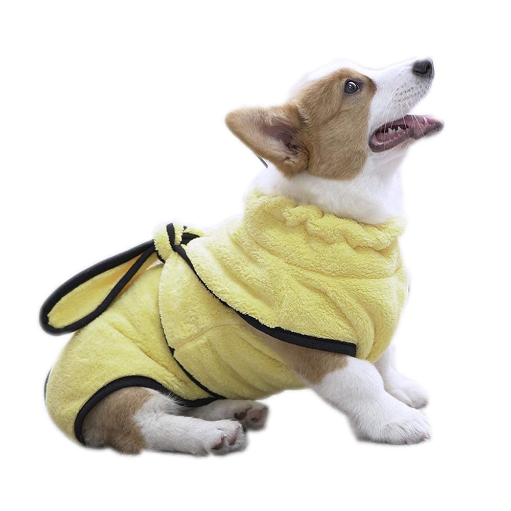 Super Absorbent Microfiber Dog Bathrobe & Cat Bathrobe - Quick Drying Pet Bath Towel for Small, Medium & Large Dogs (XS) - Perfect for Post-Bath, Grooming & Spa Time at Home
