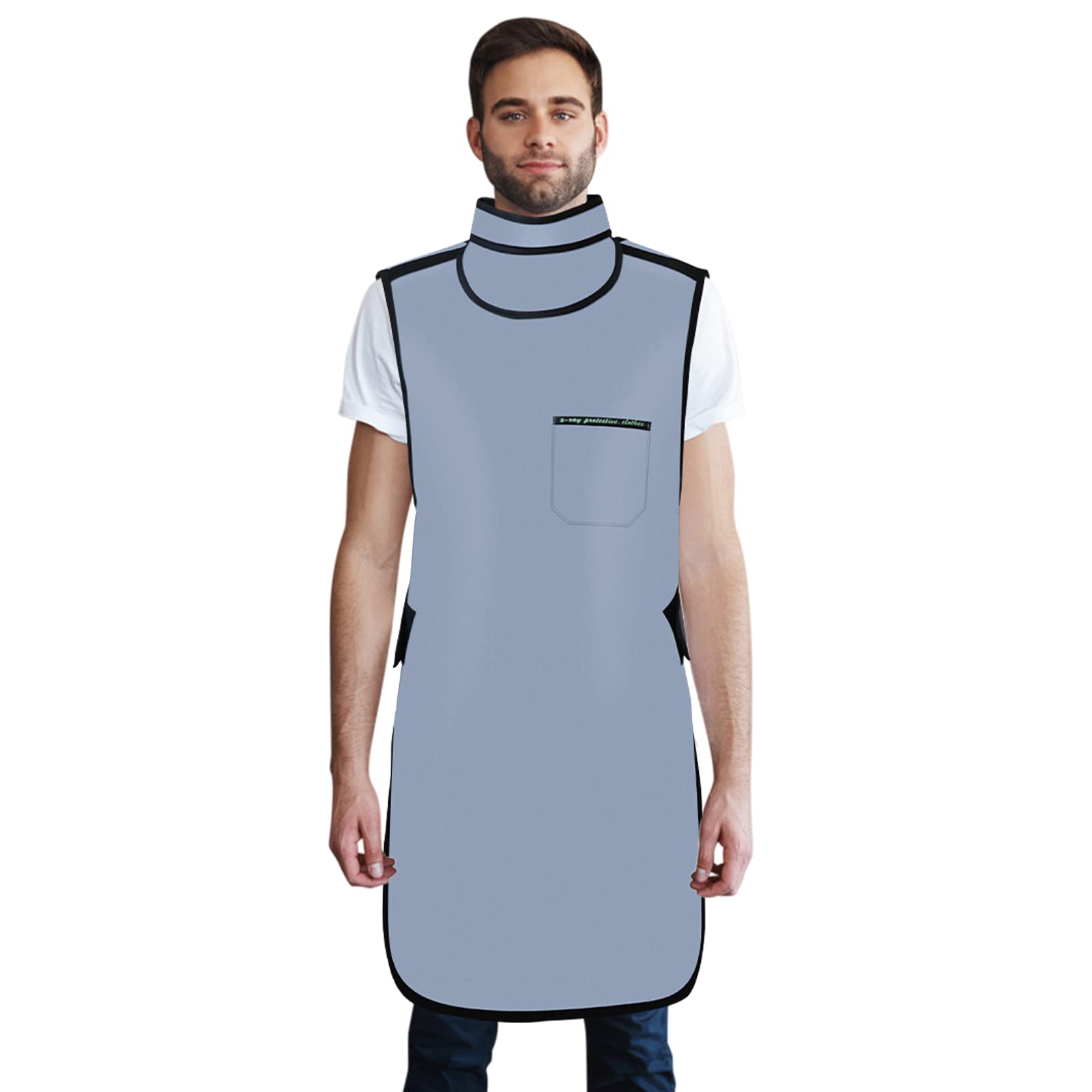 ANNWAH 0.5mmPb X-ray Protective Lead Apron with Thyroid Collar - Lightweight Radiation Shield for Dentists, Hospitals, Labs & Nursing Homes | Ideal for Medical Imaging, Radiology & Dental X-ray Procedures