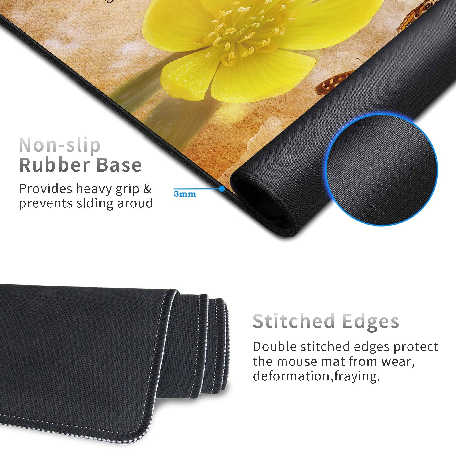Premium Office Desk Mat Set - Large 31.5