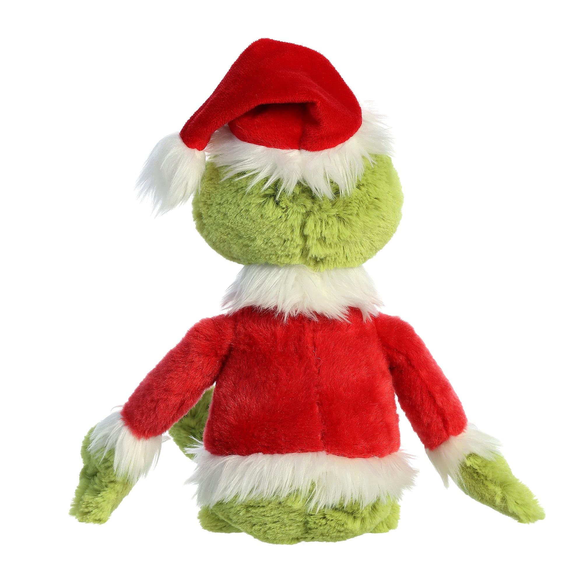 Officially Licensed Dr. Seuss The Grinch Stuffed Animal - 16 Inch Green Plush Toy for Christmas Decor & Gift (Merry Grinchmas Collection) | Perfect for Holiday Decorations, Kids Bedroom & Christmas Storytelling