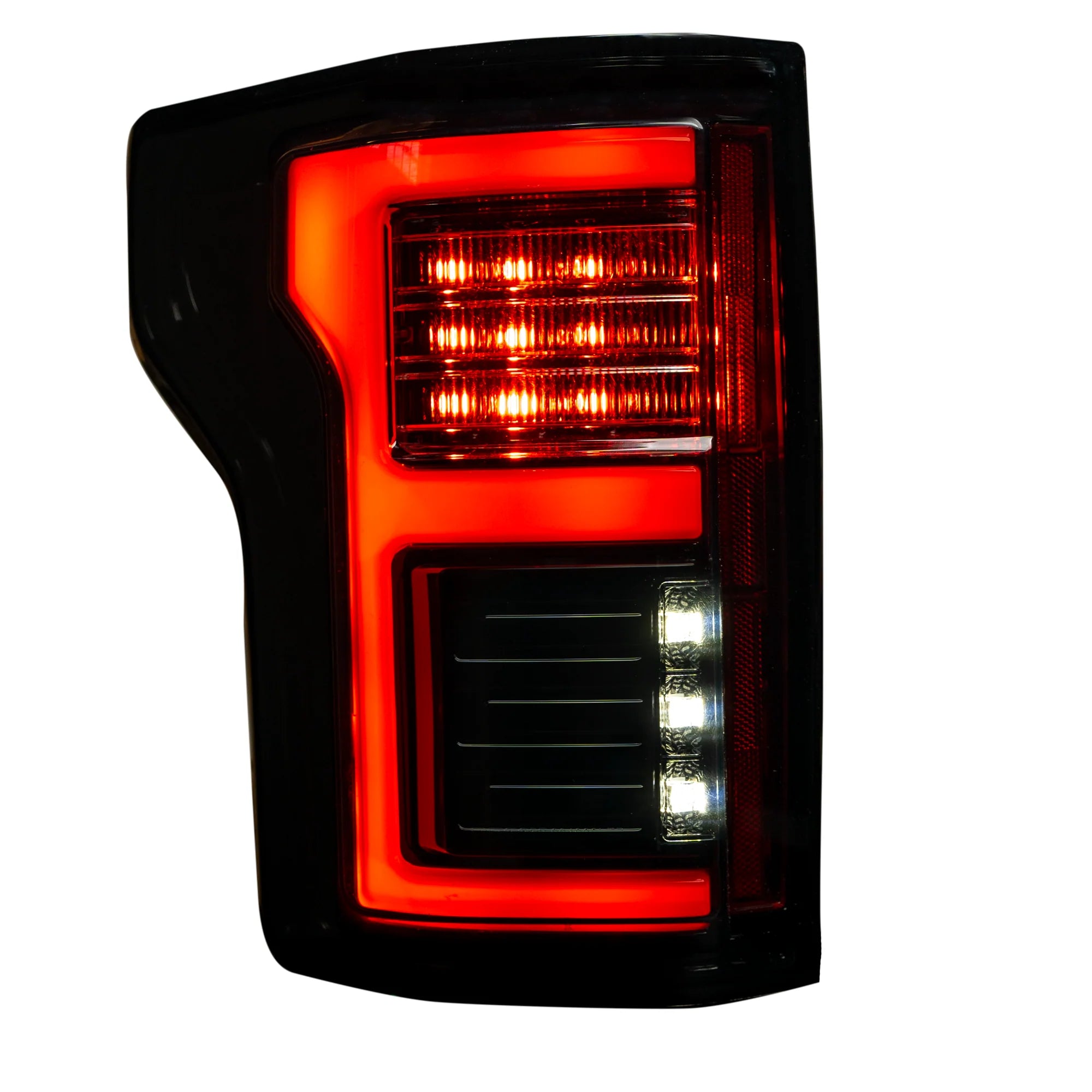 Ford F150 2018-2020 LED Tail Lights - Smoked OLED Replacement for OEM (Perfect for Night Driving & Off-Road Adventures)