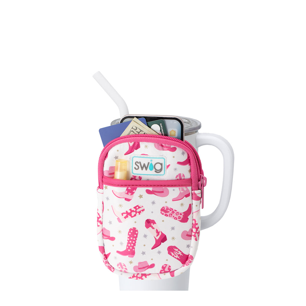 Let's Go Girls Mega Mug Pouch - Large Insulated Tote Bag for Coffee Cups & Water Bottles - Perfect for Travel, Work, Gym & Outdoor Activities